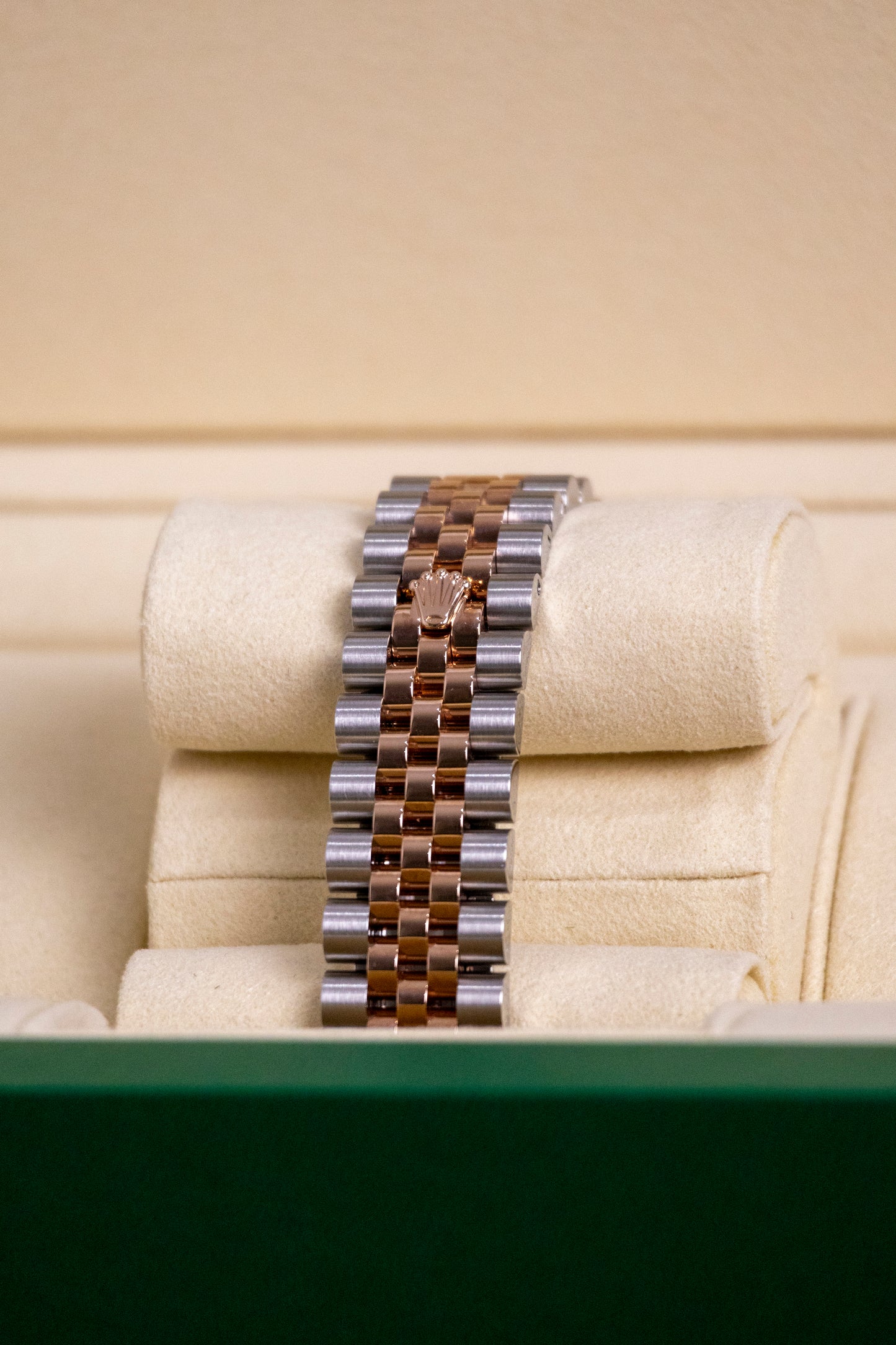 2024 Rolex Datejust 31mm Two tones RG Factory Diamond bezel MOP dial Reference 278381RBR