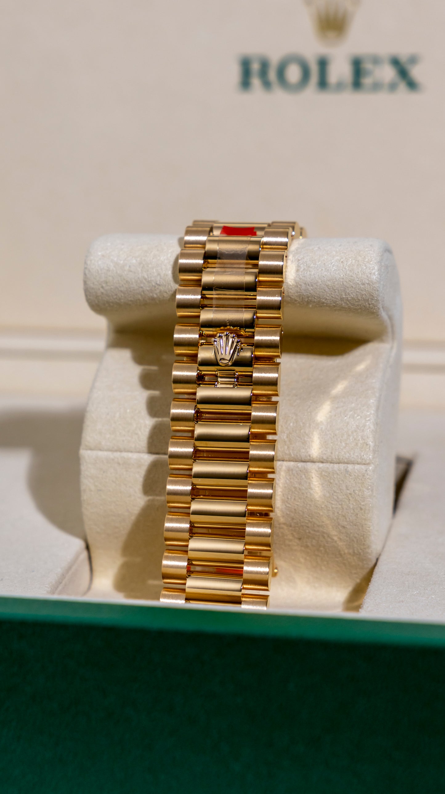 Rolex Day Date Yellow Gold Ombre Green 40mm Reference 228238