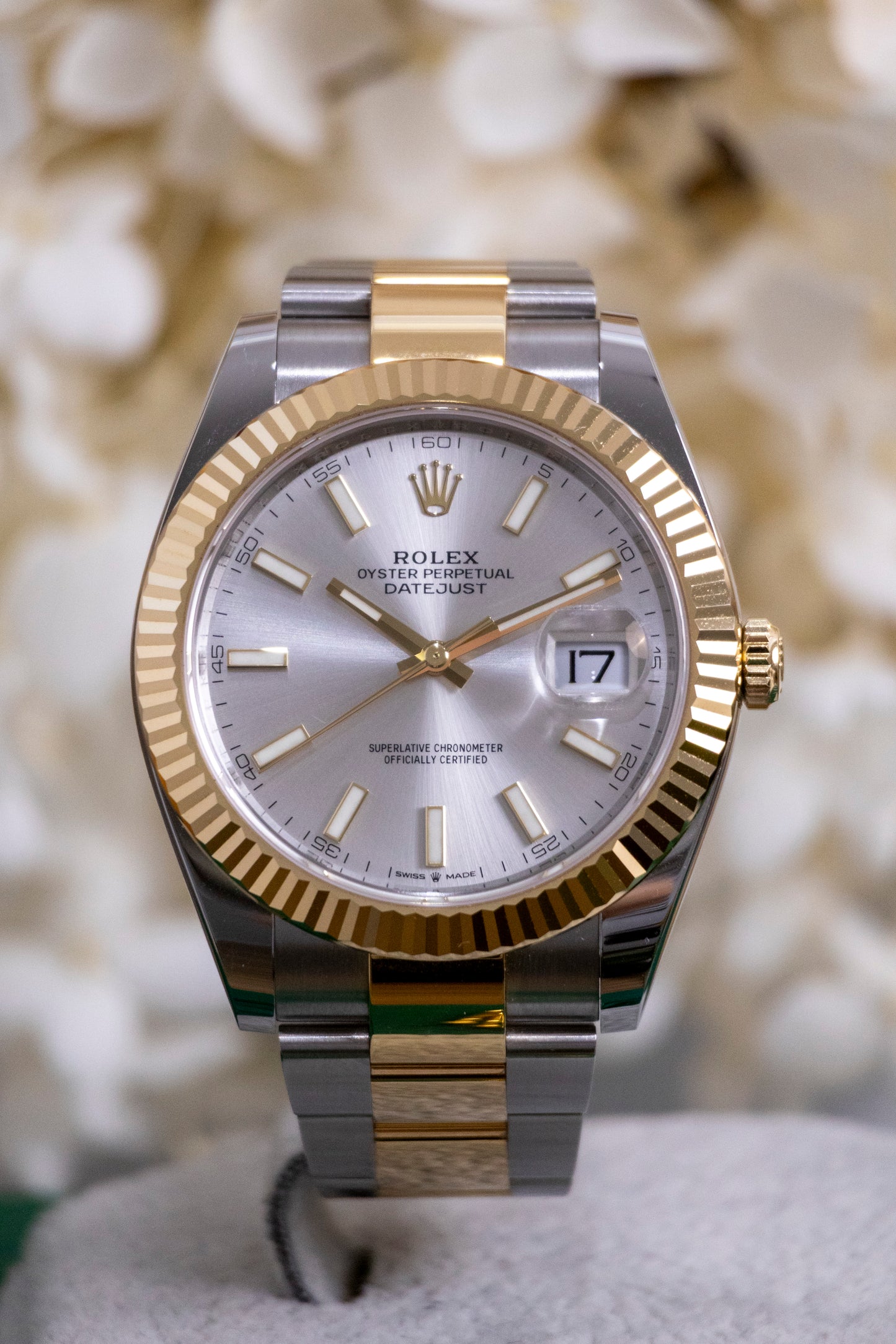 2023 Rolex Datejust 41mm Two tones YG Silver dial Reference 126333