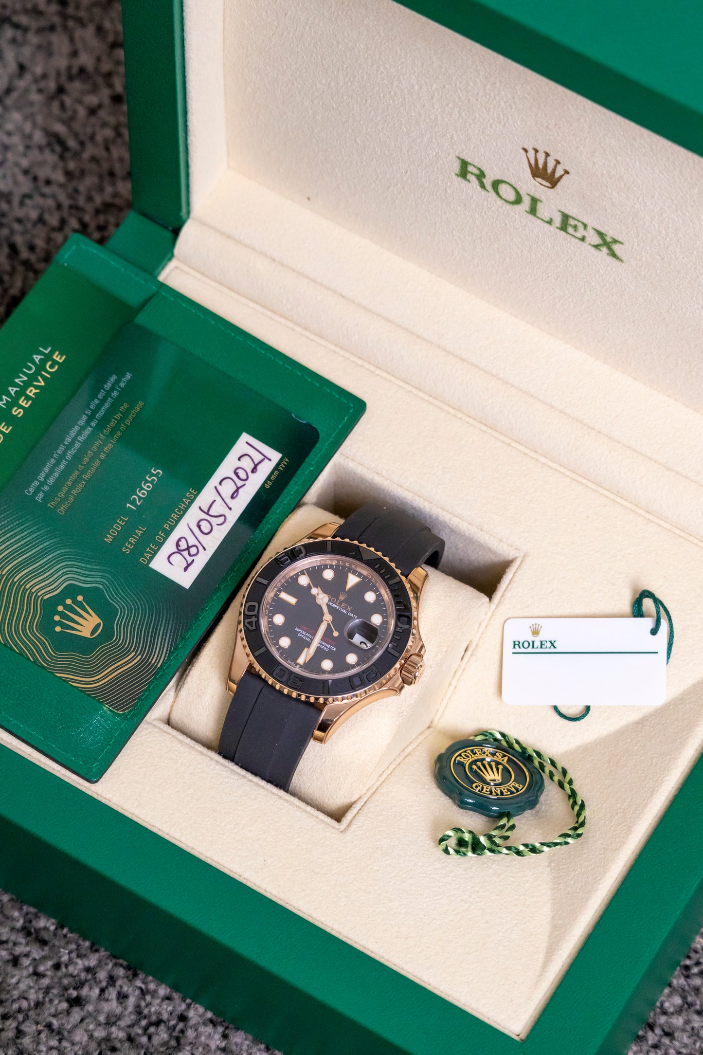 Rolex Yacht-Master 40 Everose Gold Reference 126655