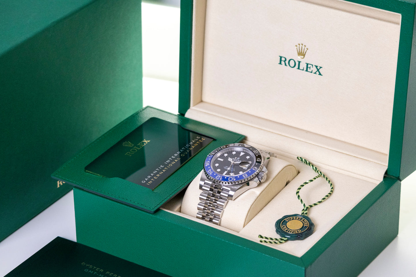 Rolex GMT Master II Batgirl Reference 126710BLNR