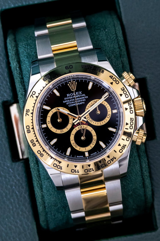 Rolex Cosmograph Daytona Two Tones Black Dial Reference 126503