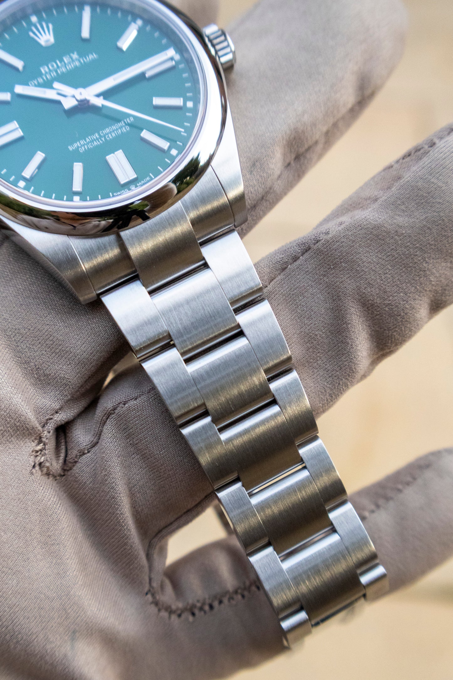 2025 Rolex Oyster Perpetual 41mm Green dial Reference 134300