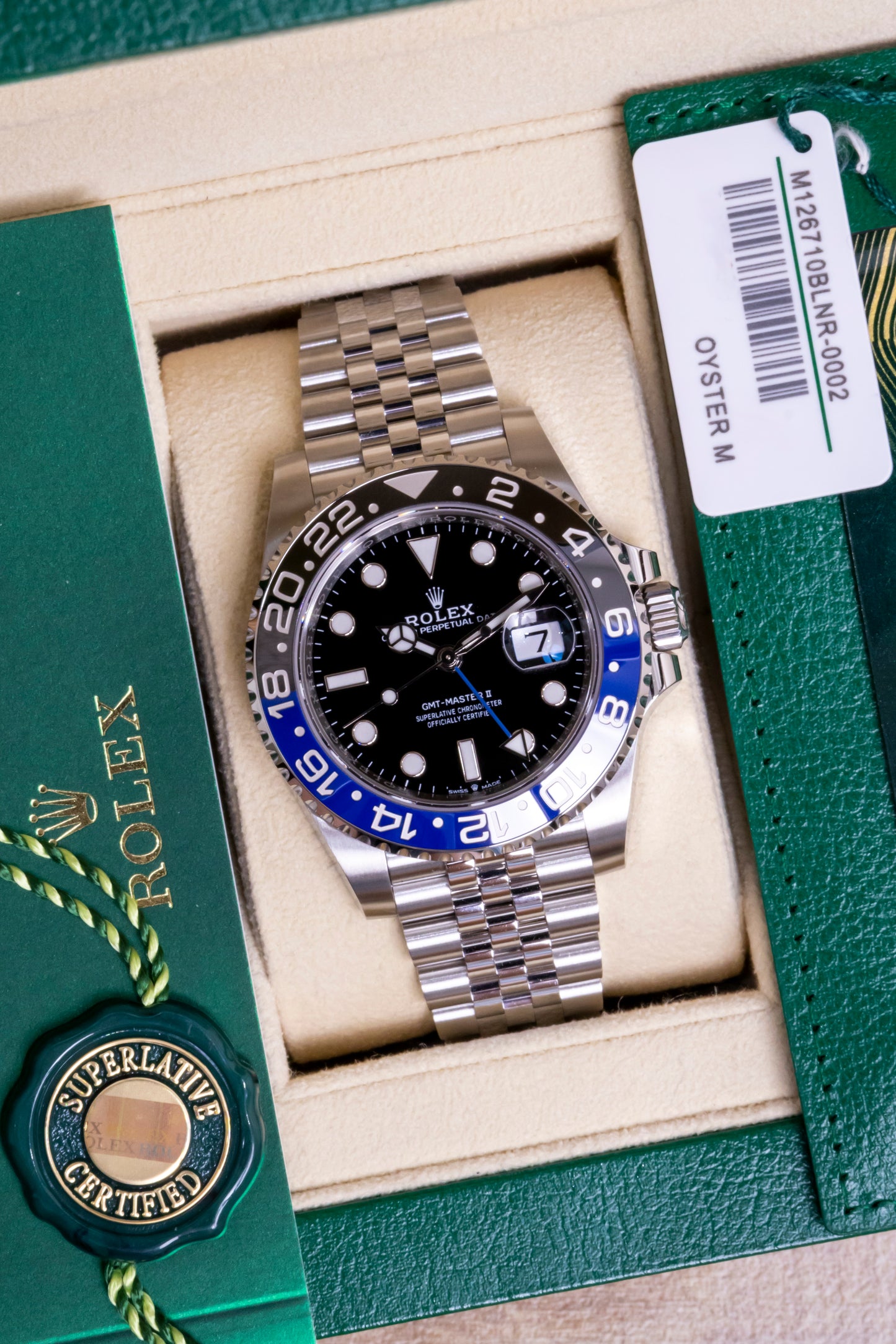 2024 Rolex GMT Master II "Batgirl" Reference 126710BLNR