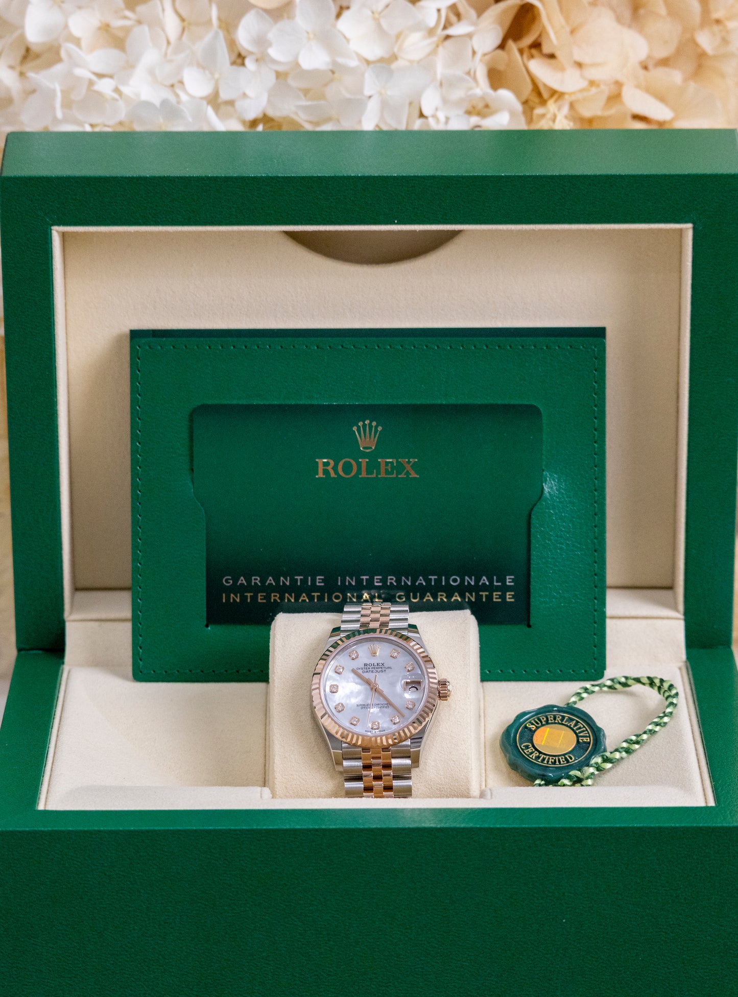 2024 Rolex Datejust 31mm Two tones RG MOP dial Reference 278271