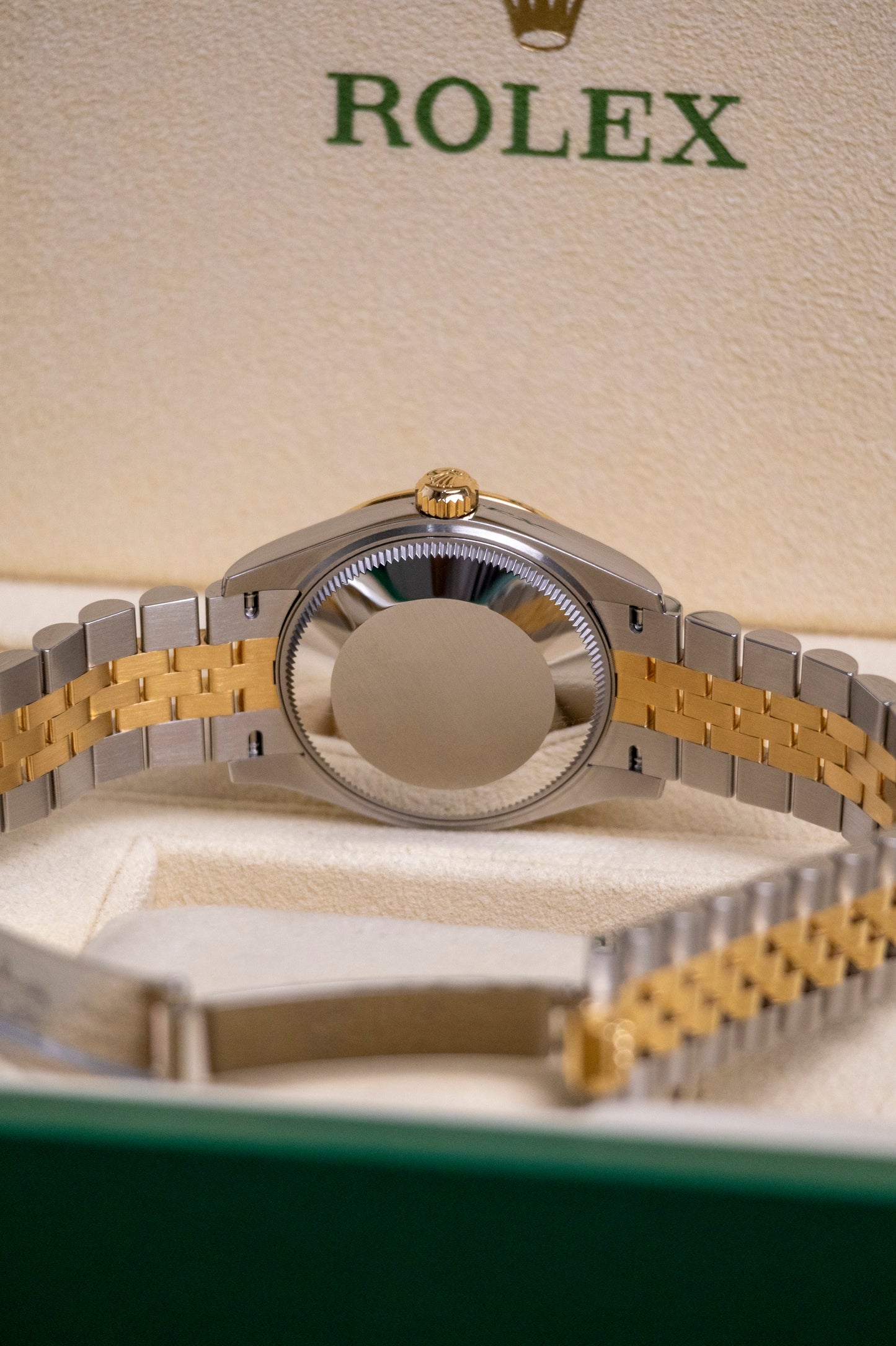 2025 Rolex Datejust 31mm Two tones YG Champagne Diamond dial Reference 278273