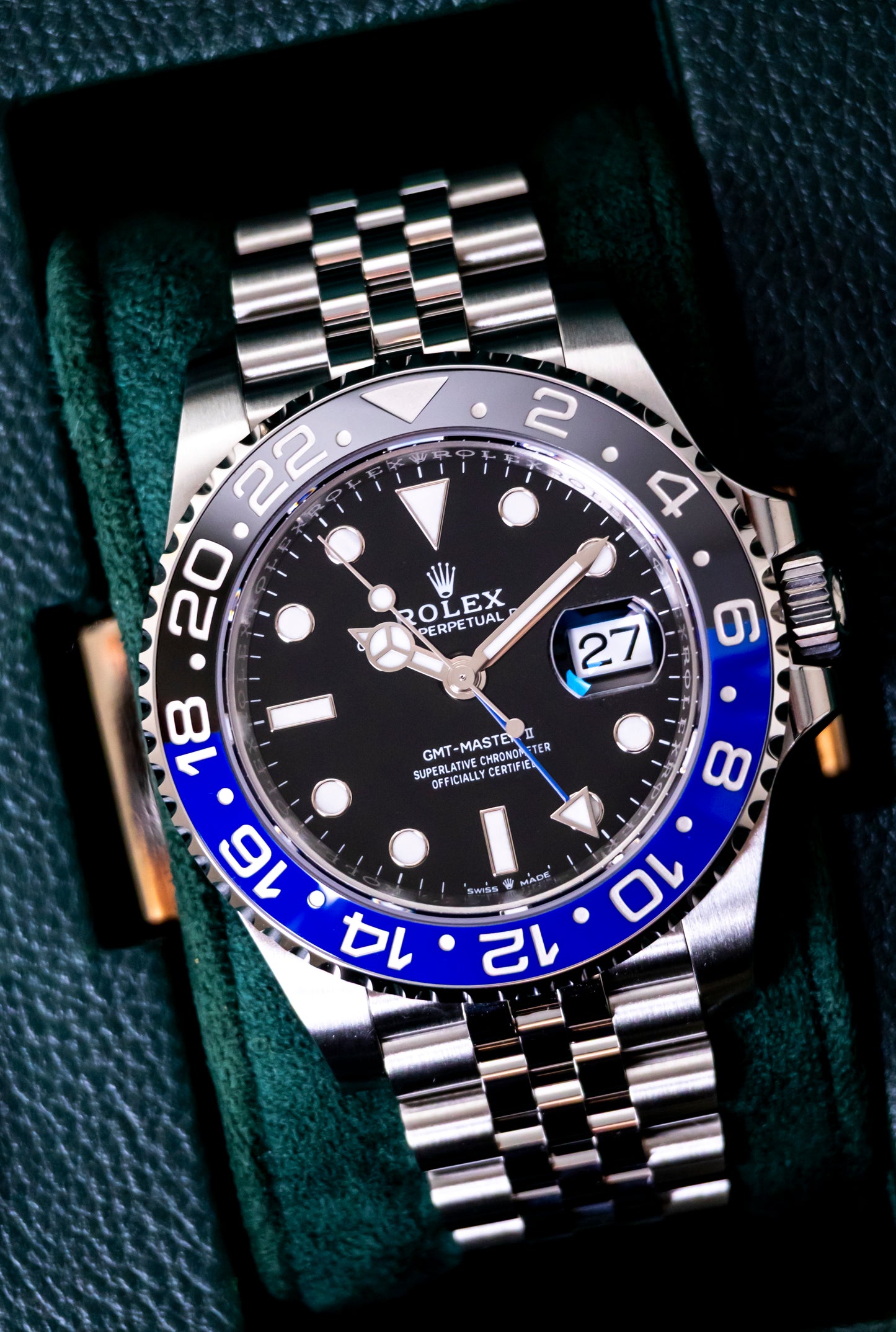 Rolex GMT Master II Batgirl Reference 126710BLNR