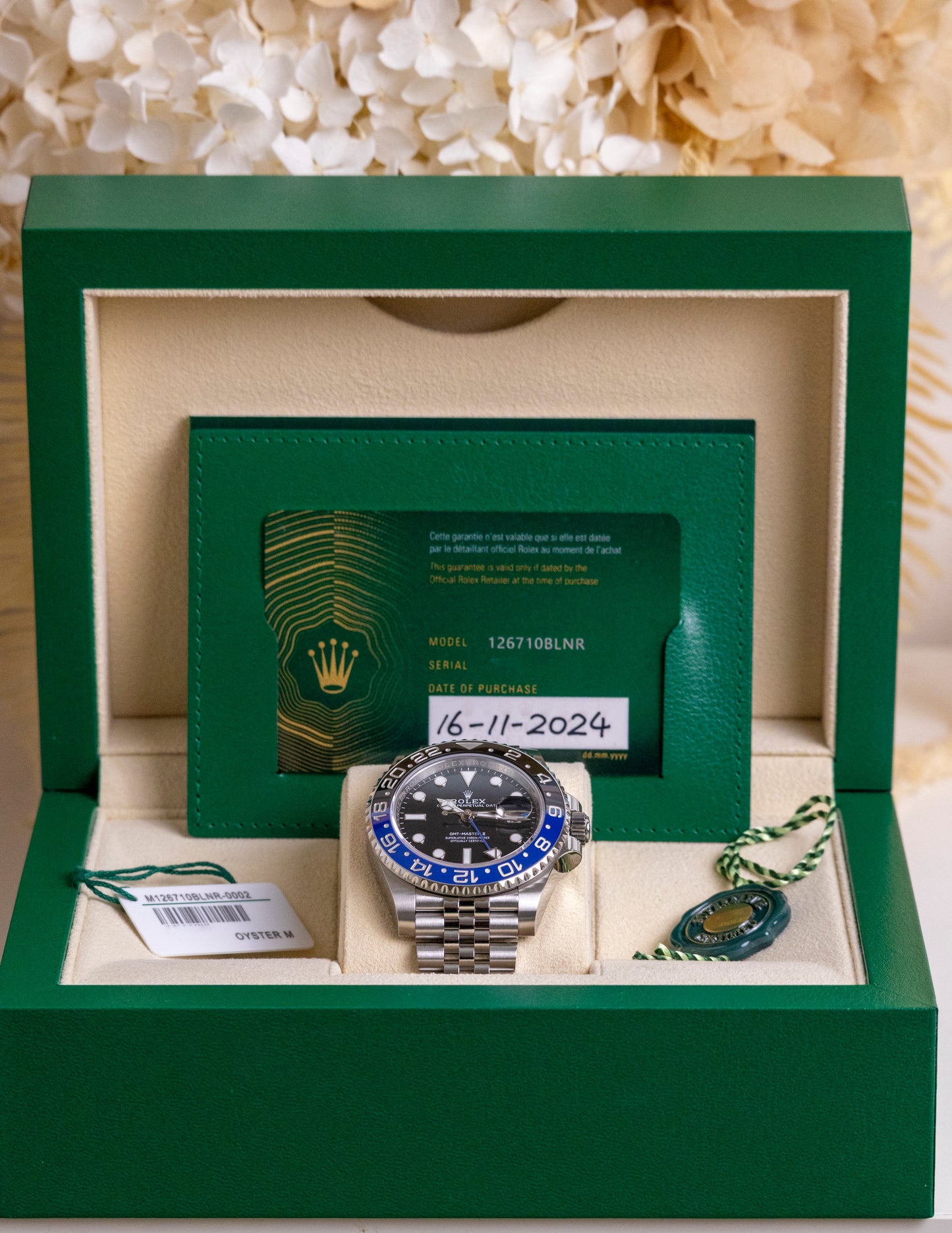 2024 Rolex GMT Master II Batgirl Reference 126710BLNR