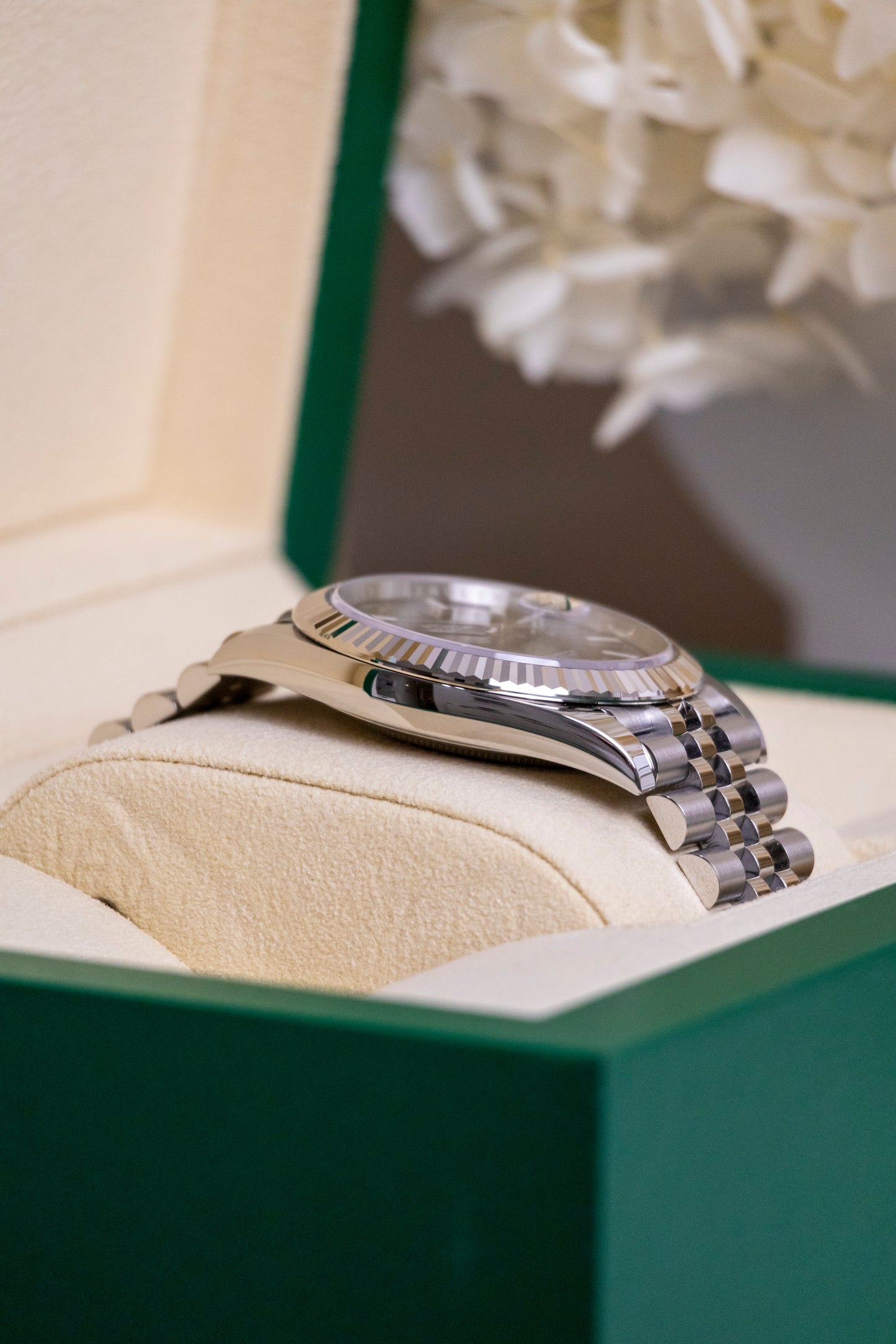2025 Rolex Datejust 41mm Blue Fluted Jubilee Reference 126334