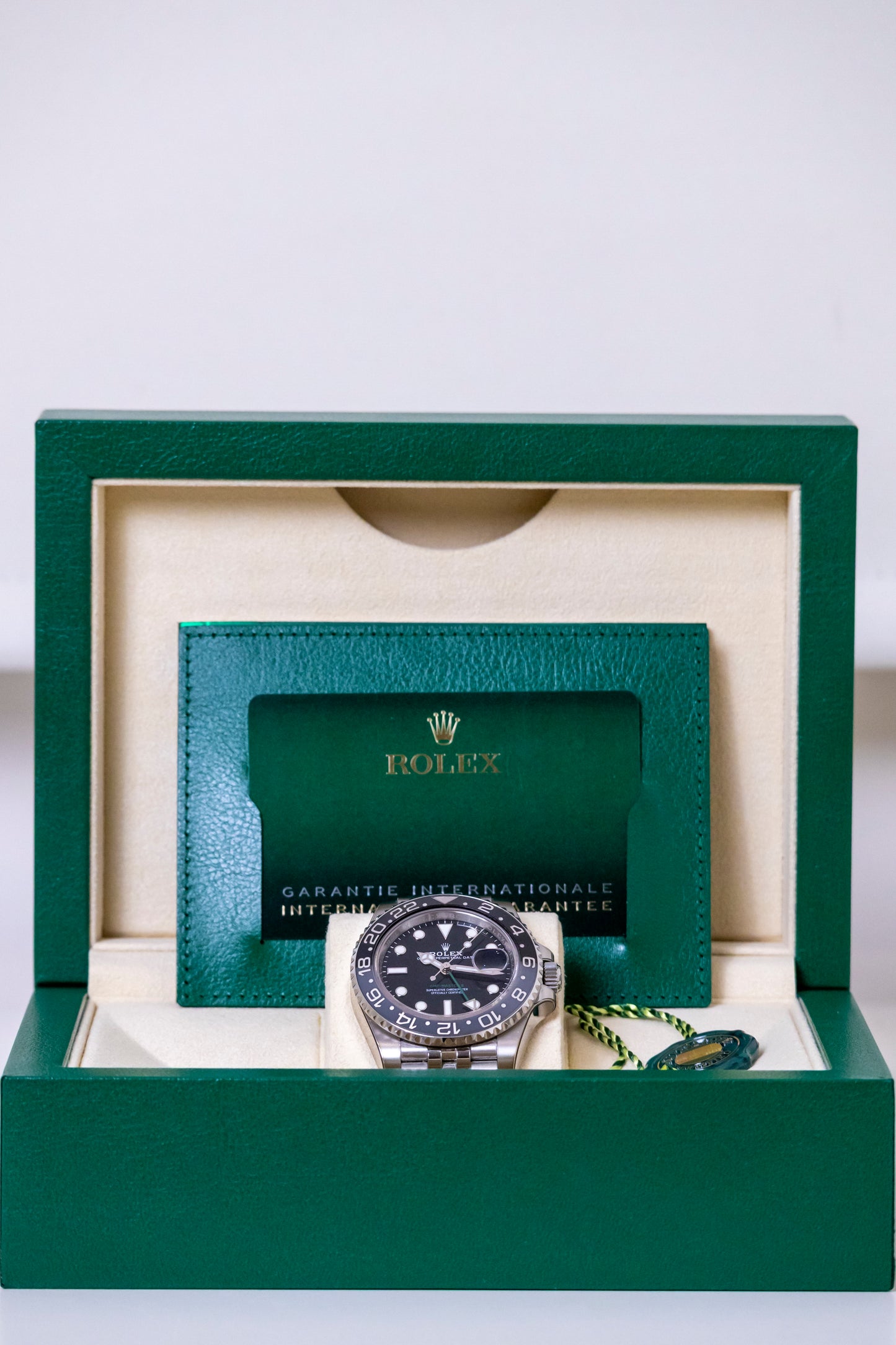 Rolex GMT Master II Bruce Wayne Jubilee Reference 126710GRNR