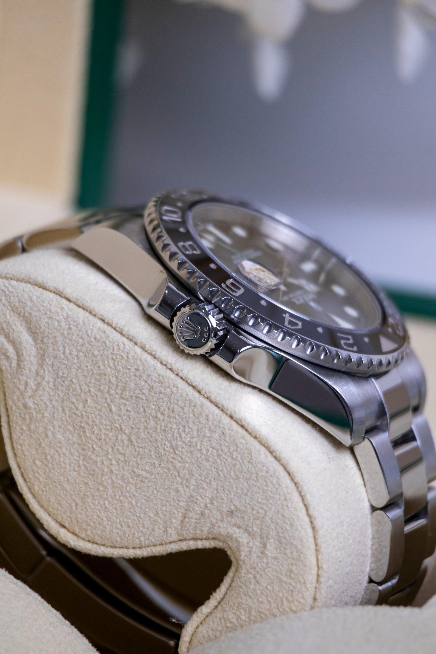 2016 Rolex GMT Master II Green Arrow Reference 116710LN