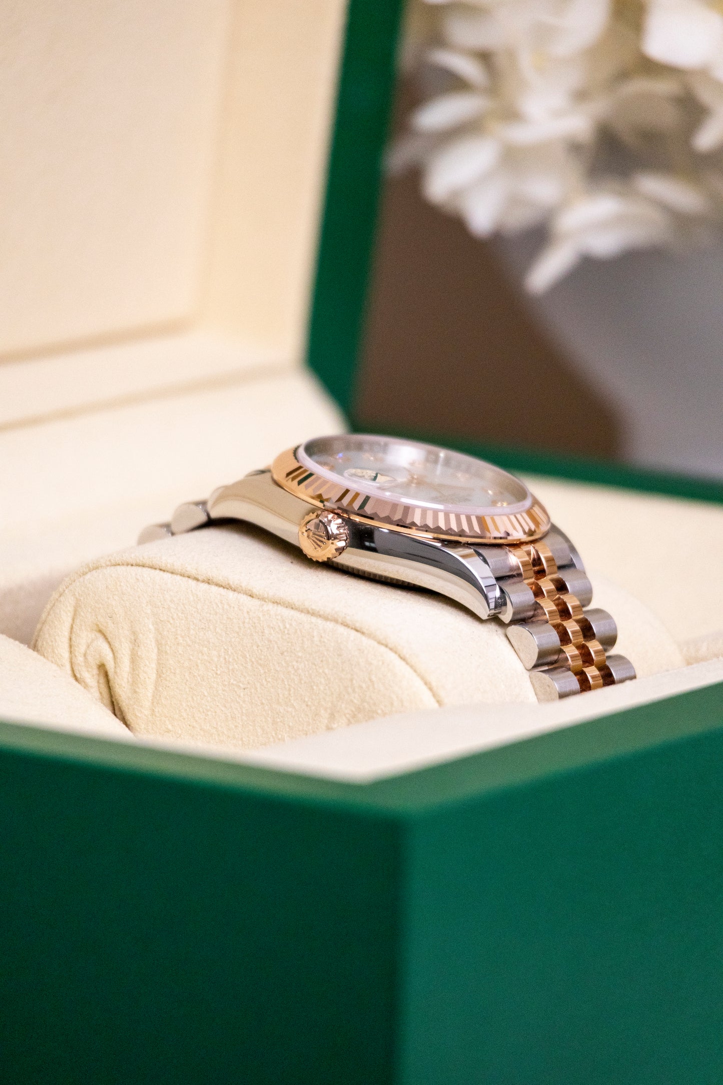 2024 Rolex Datejust 31mm Two tones RG MOP dial Reference 278271