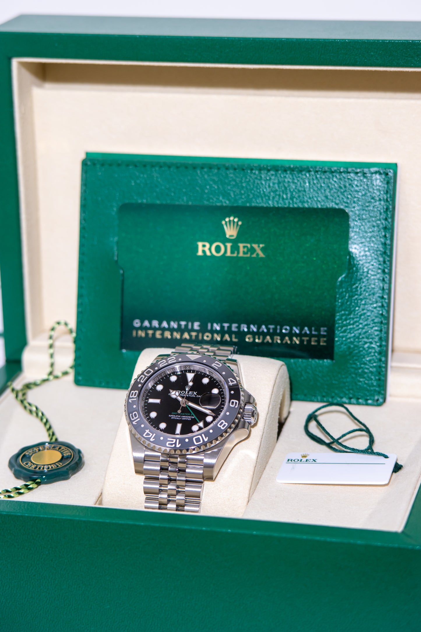 Rolex GMT Master II Bruce Wayne Reference 126710GRNR