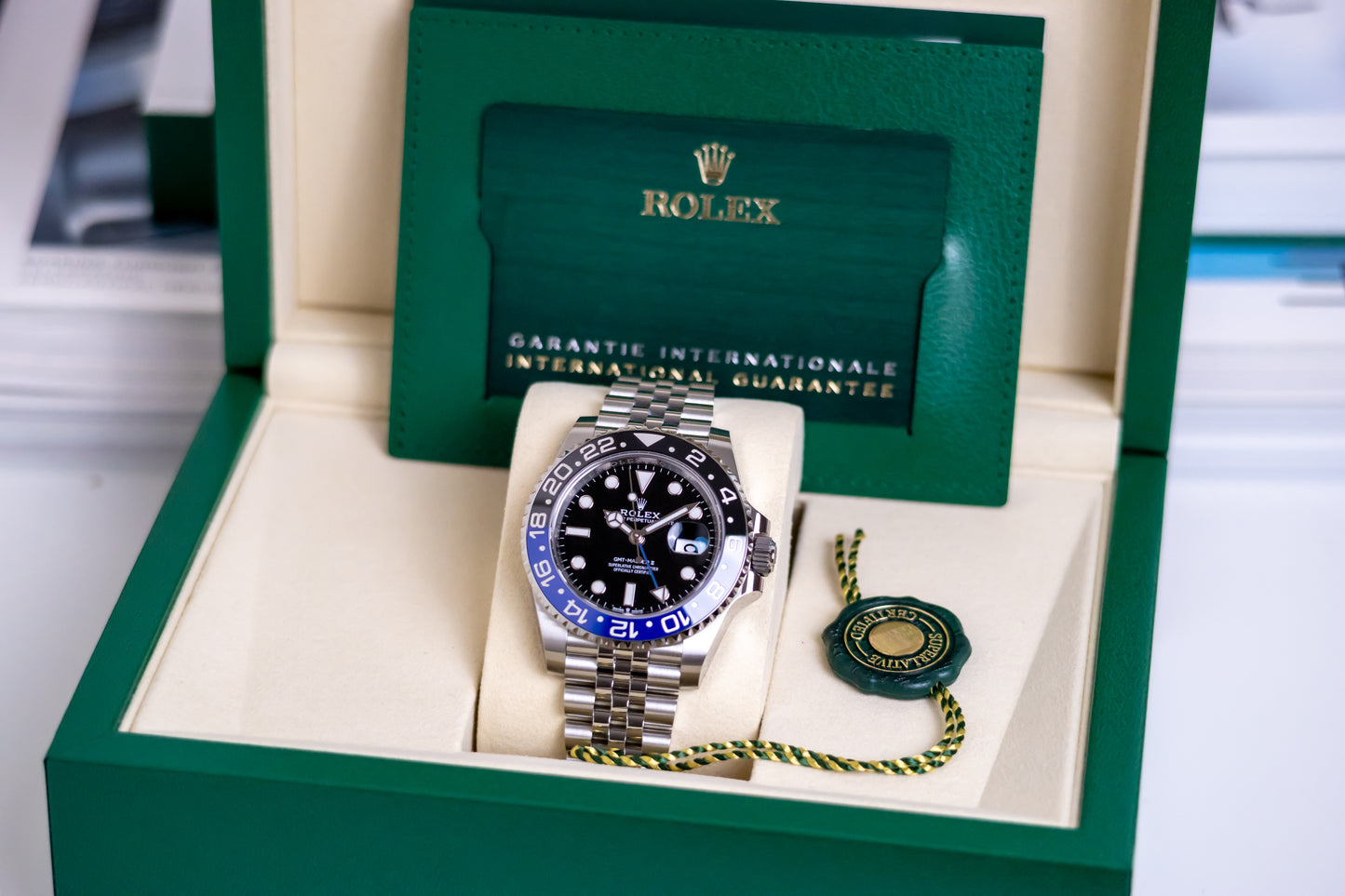 Rolex GMT Master II Batgirl Reference 126710BLNR