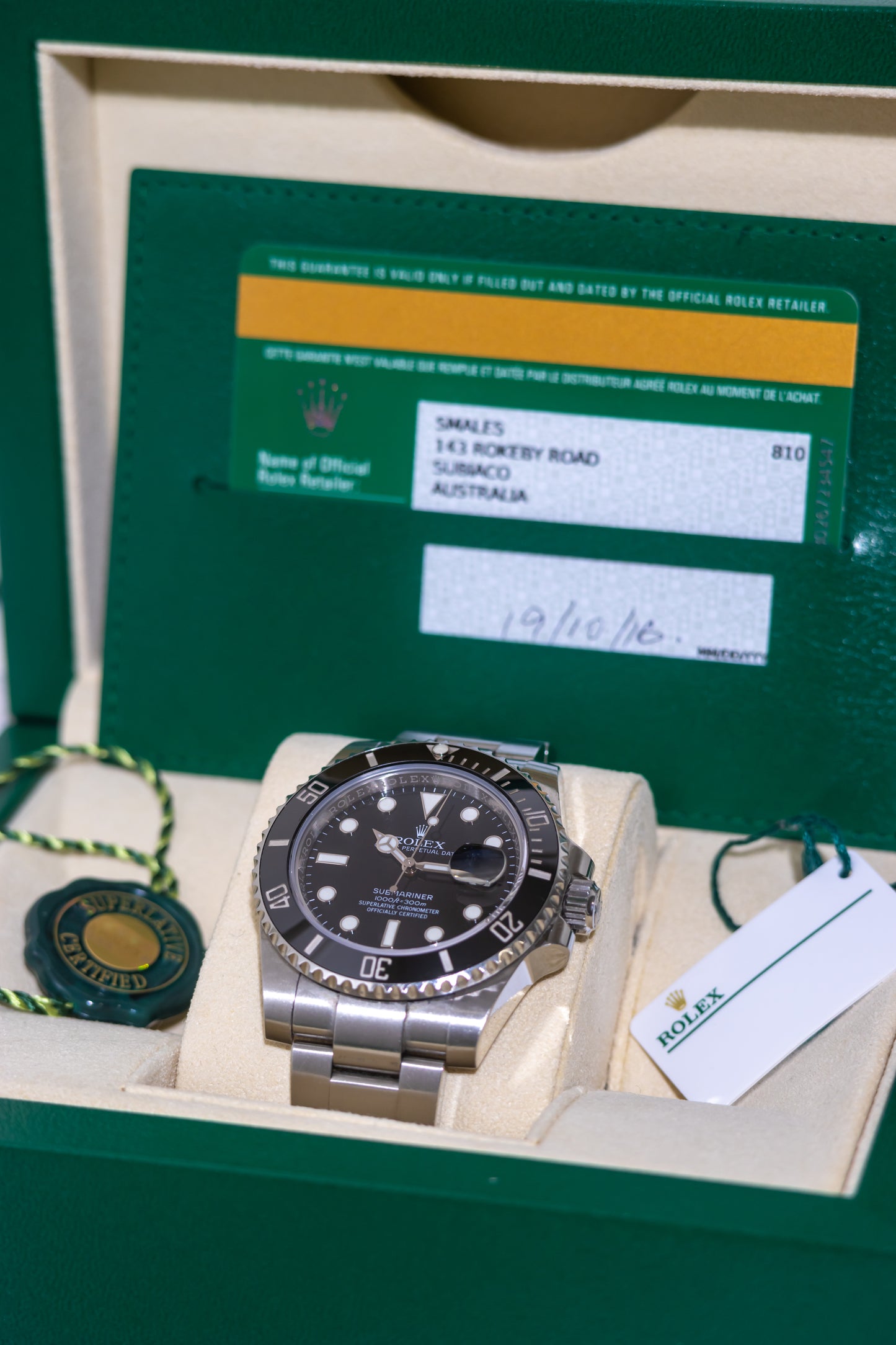 Rolex Submariner Date 40mm Reference 116610LN