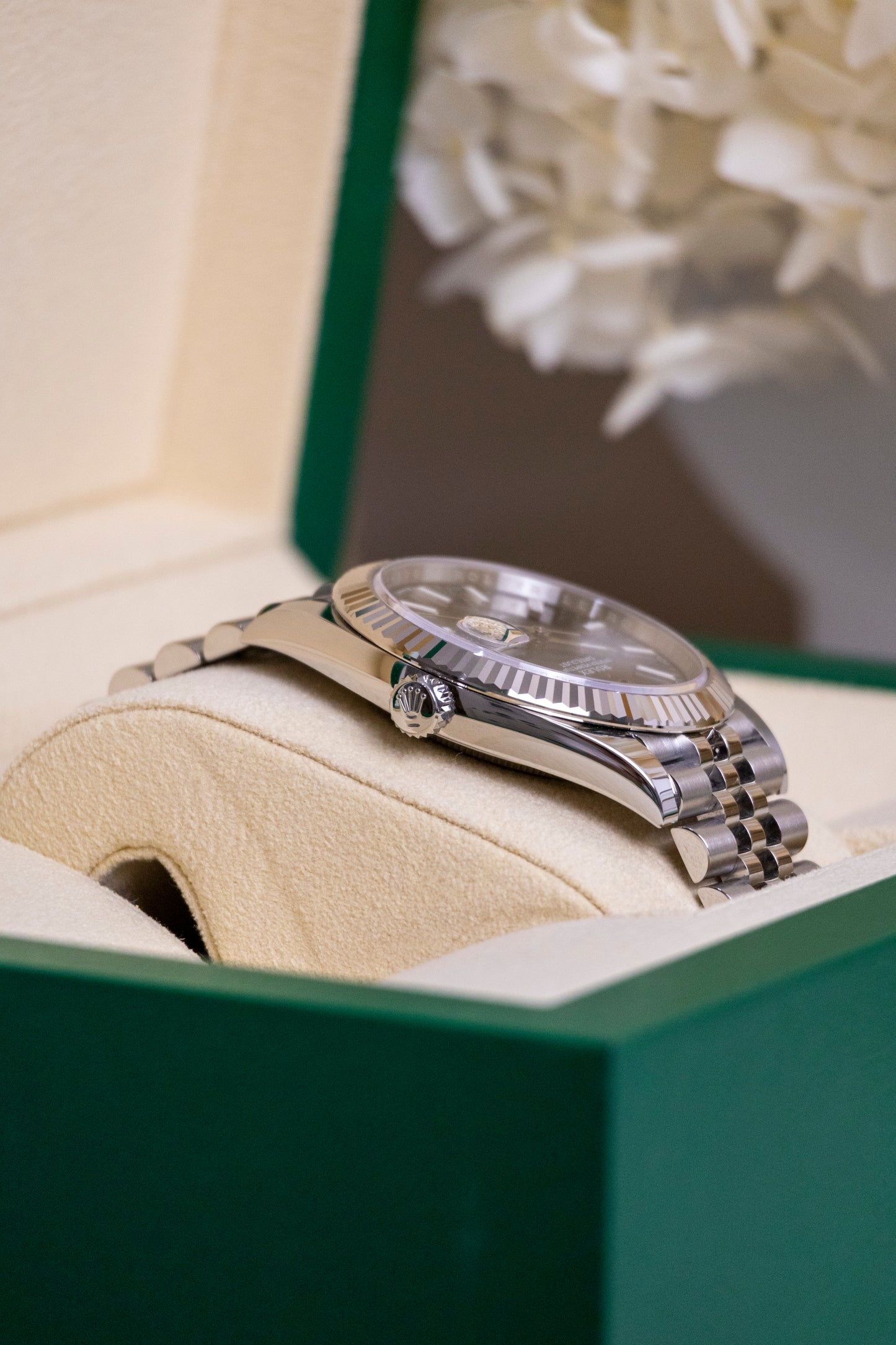 2025 Rolex Datejust 41mm Blue Fluted Jubilee Reference 126334