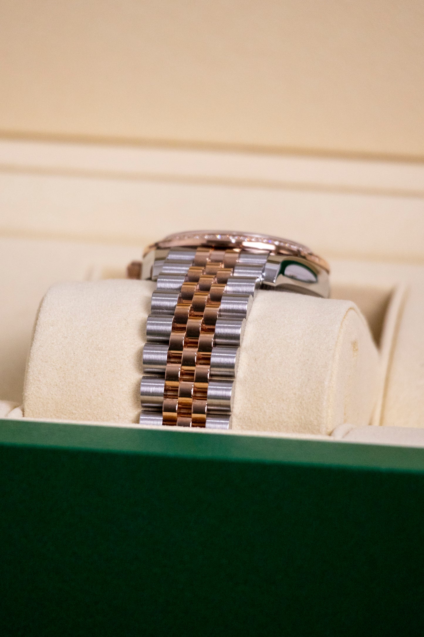 2024 Rolex Datejust 31mm Two tones RG Factory Diamond bezel MOP dial Reference 278381RBR