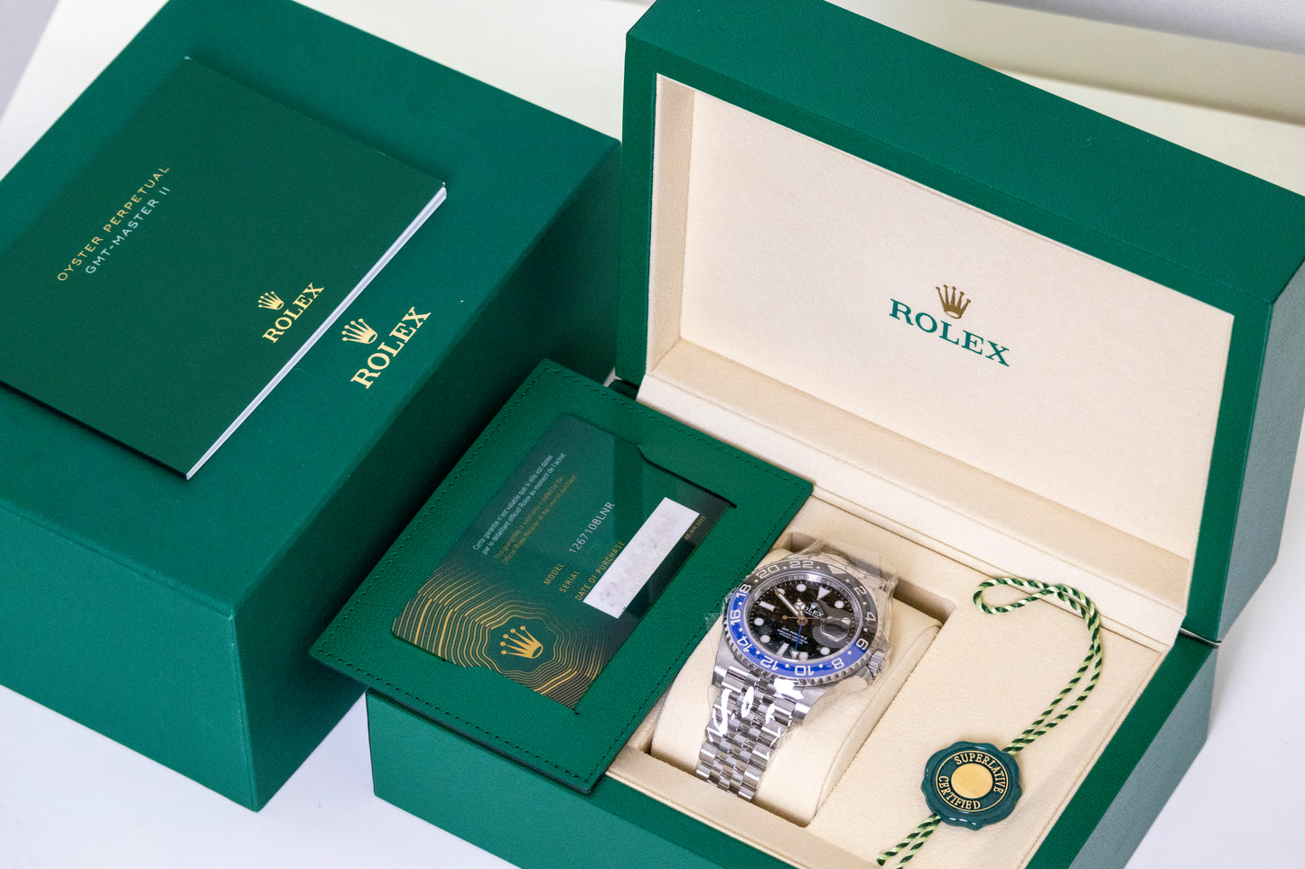 Rolex GMT Master II Batgirl Reference 126710BLNR