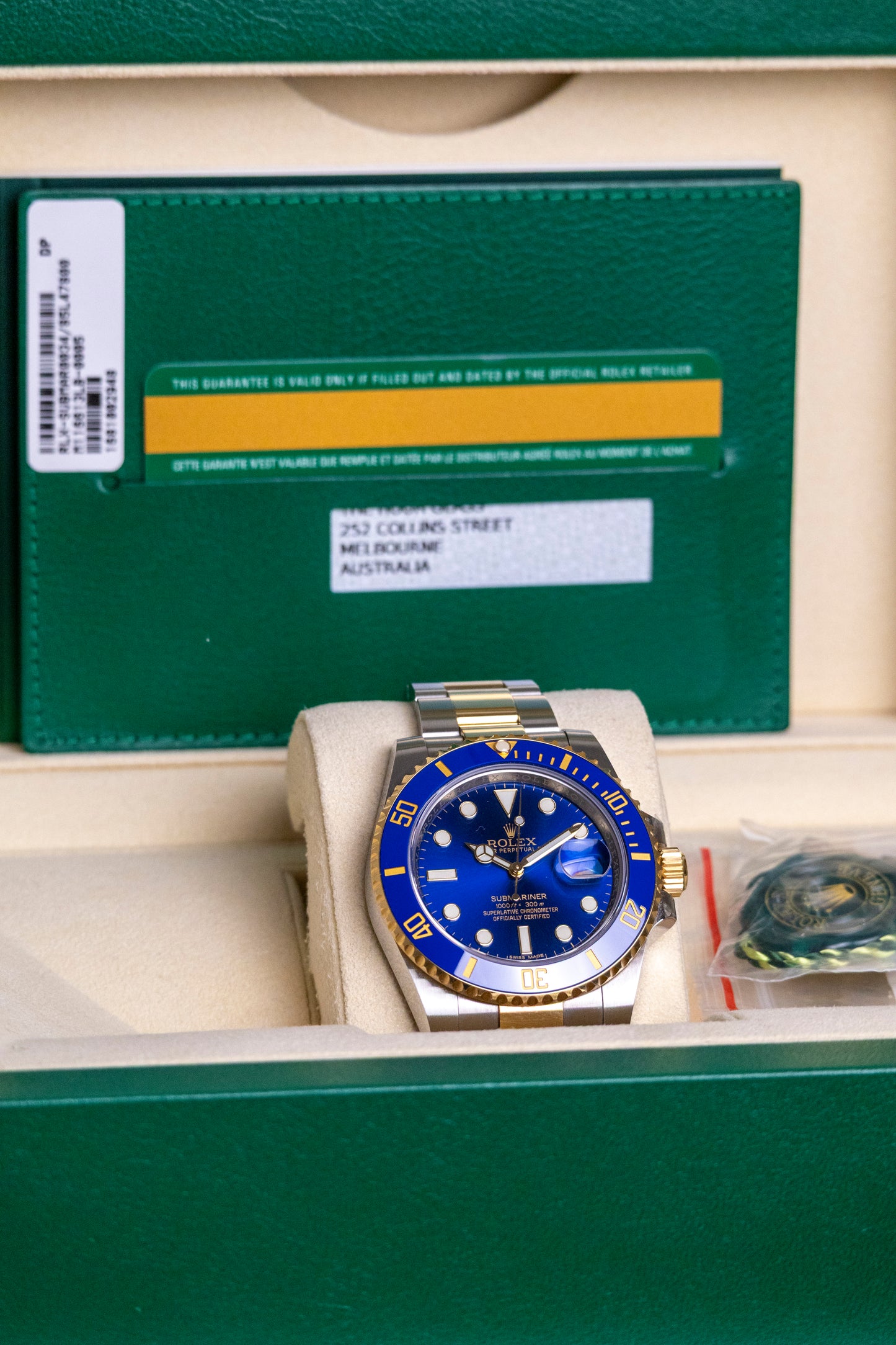 2016 Rolex Submariner Date 40mm Bluesy Reference 116613LB