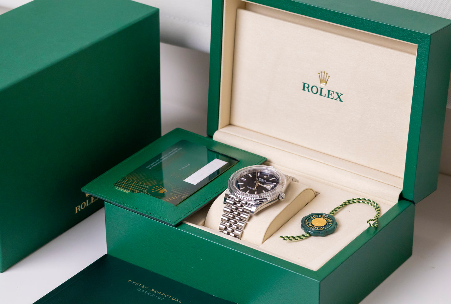 Rolex Datejust 41mm Blue Fluted Jubilee Reference 126334