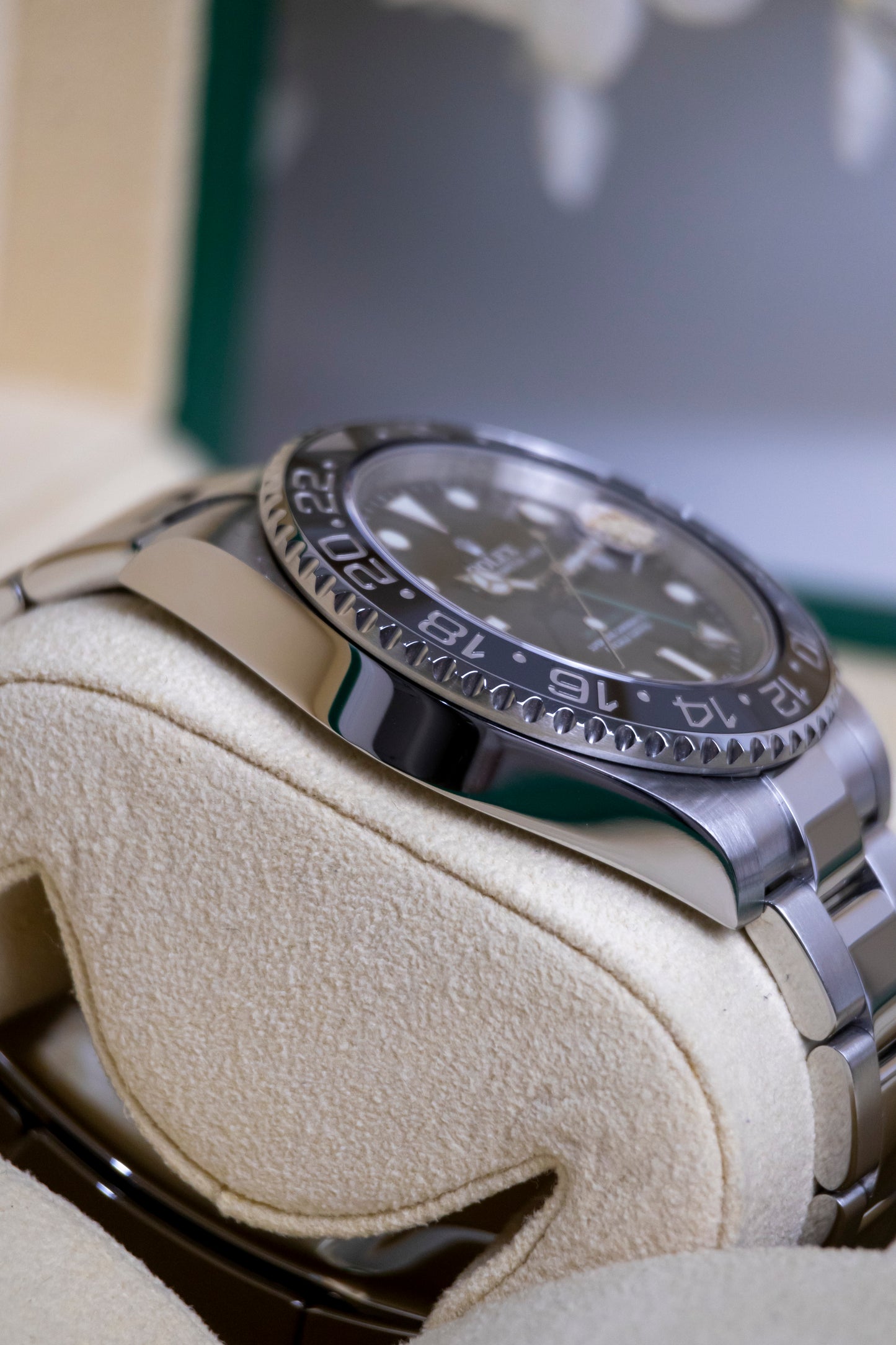 2016 Rolex GMT Master II Green Arrow Reference 116710LN