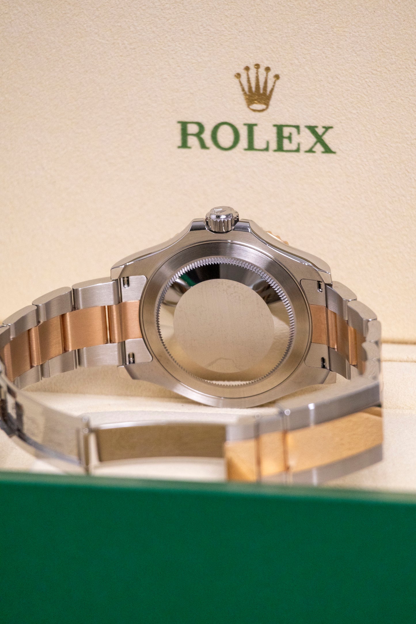 2021 Rolex Yacht Master 40mm Two tones RG Black dial Reference 126621
