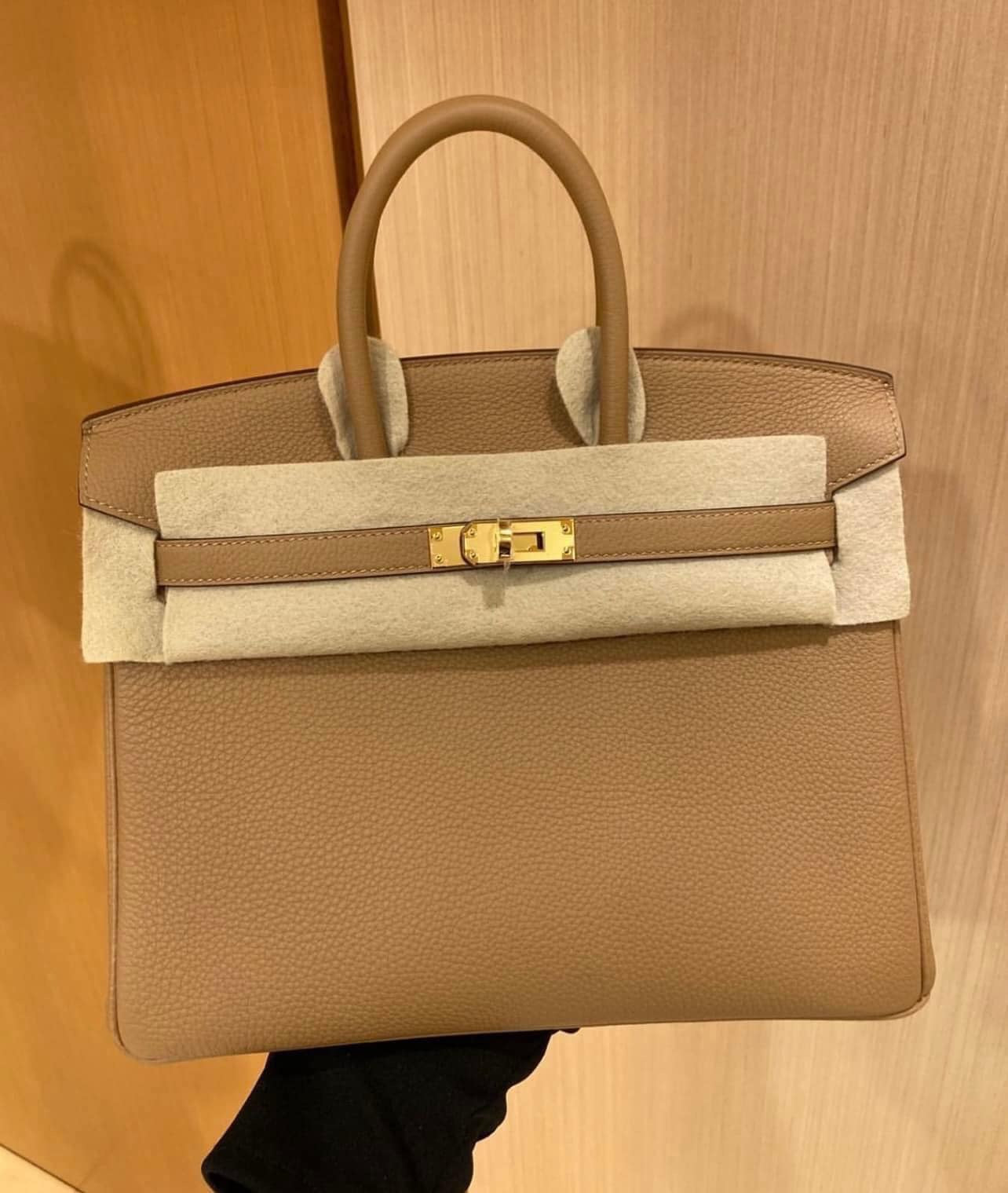 Birkin 25 Noir Chai Ghw