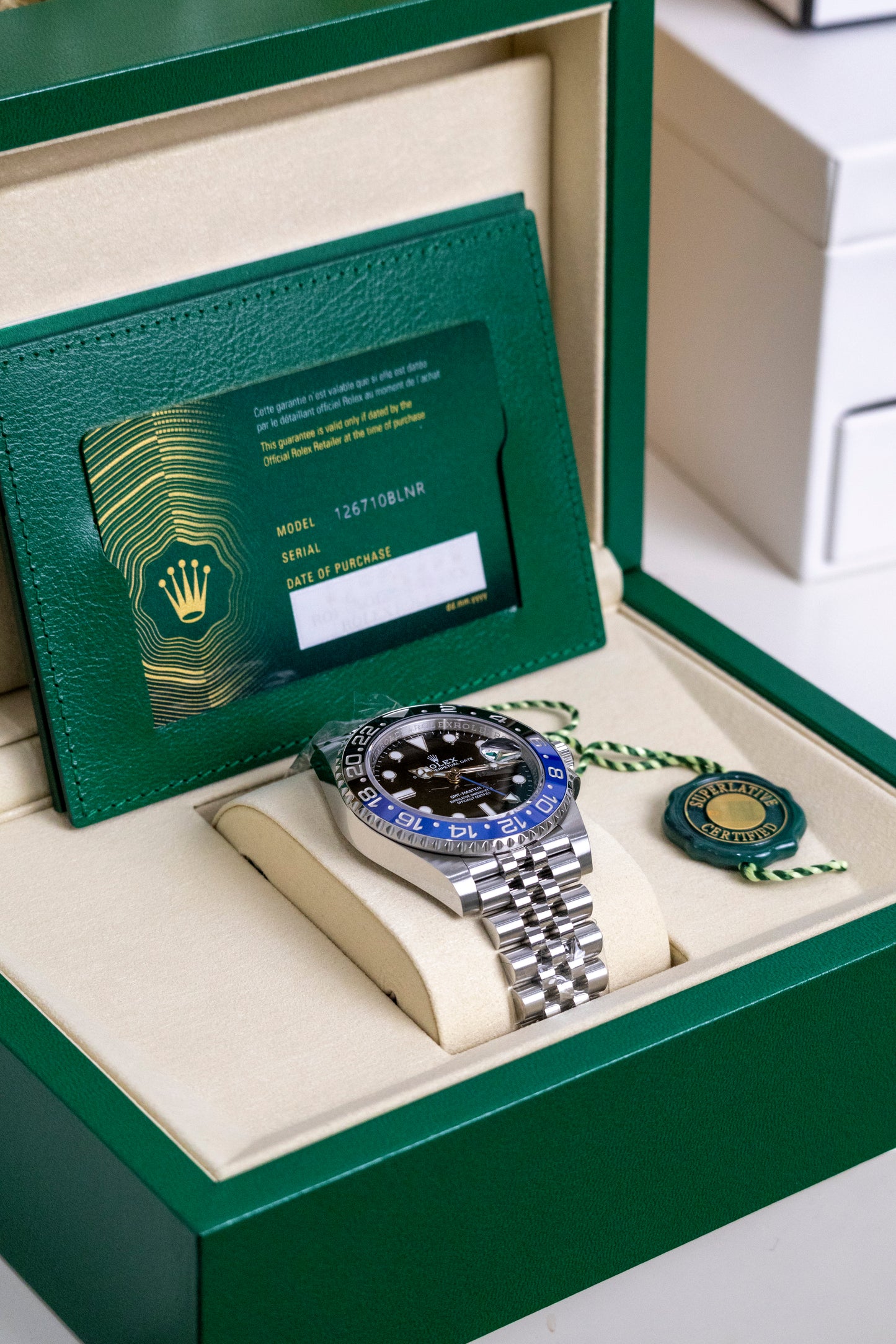 2025 Rolex GMT Master II Batgirl Reference 126710BLNR