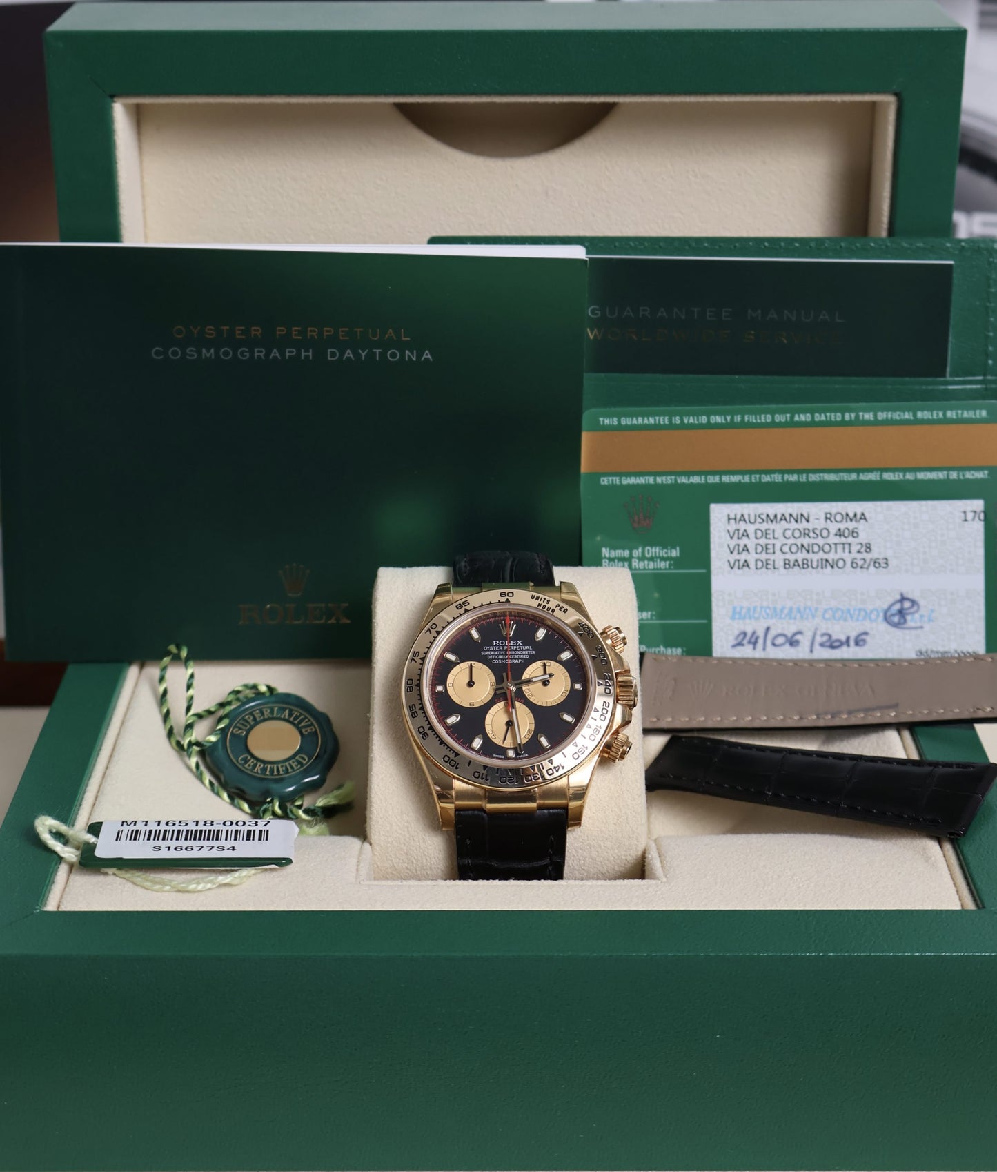 2016 Rolex Daytona Cosmograph “Paul Newman” Reference 116518