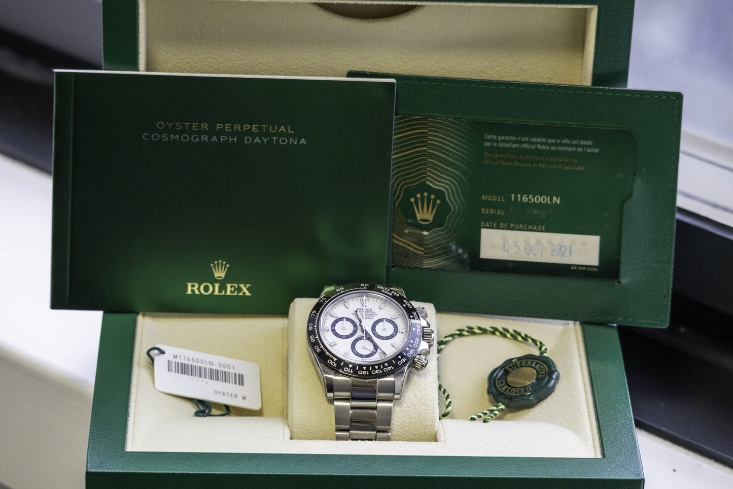 2021 Rolex Daytona Cosmograph “Panda” Reference 116500LN