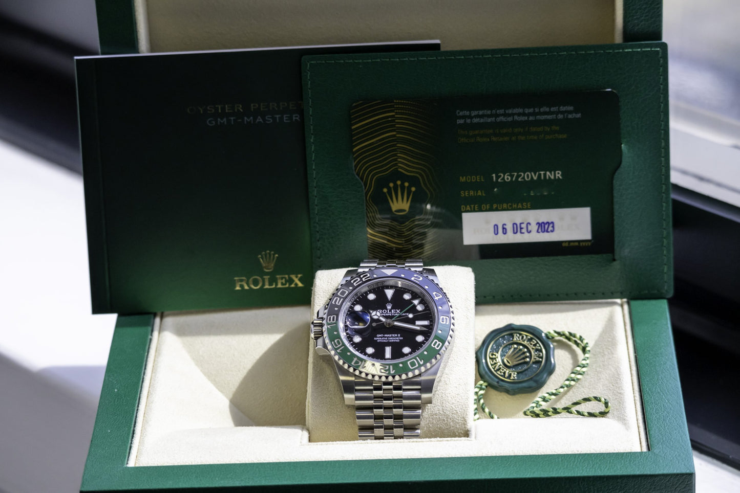 2023 Rolex GMT Master II “Sprite” Jubilee Reference 126720VTNR
