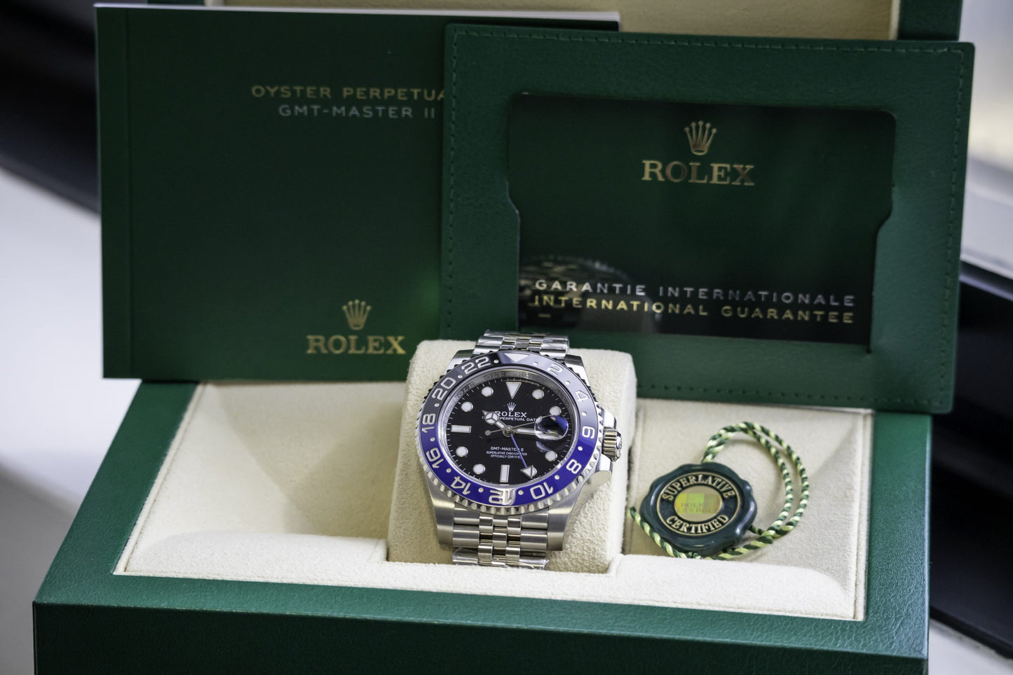 2024 Rolex GMT Master II “Batgirl” Reference 126710BLNR