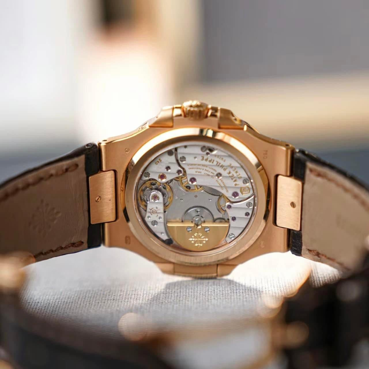 Patek Philippe Rose Gold 5712R-001 Leather Strap