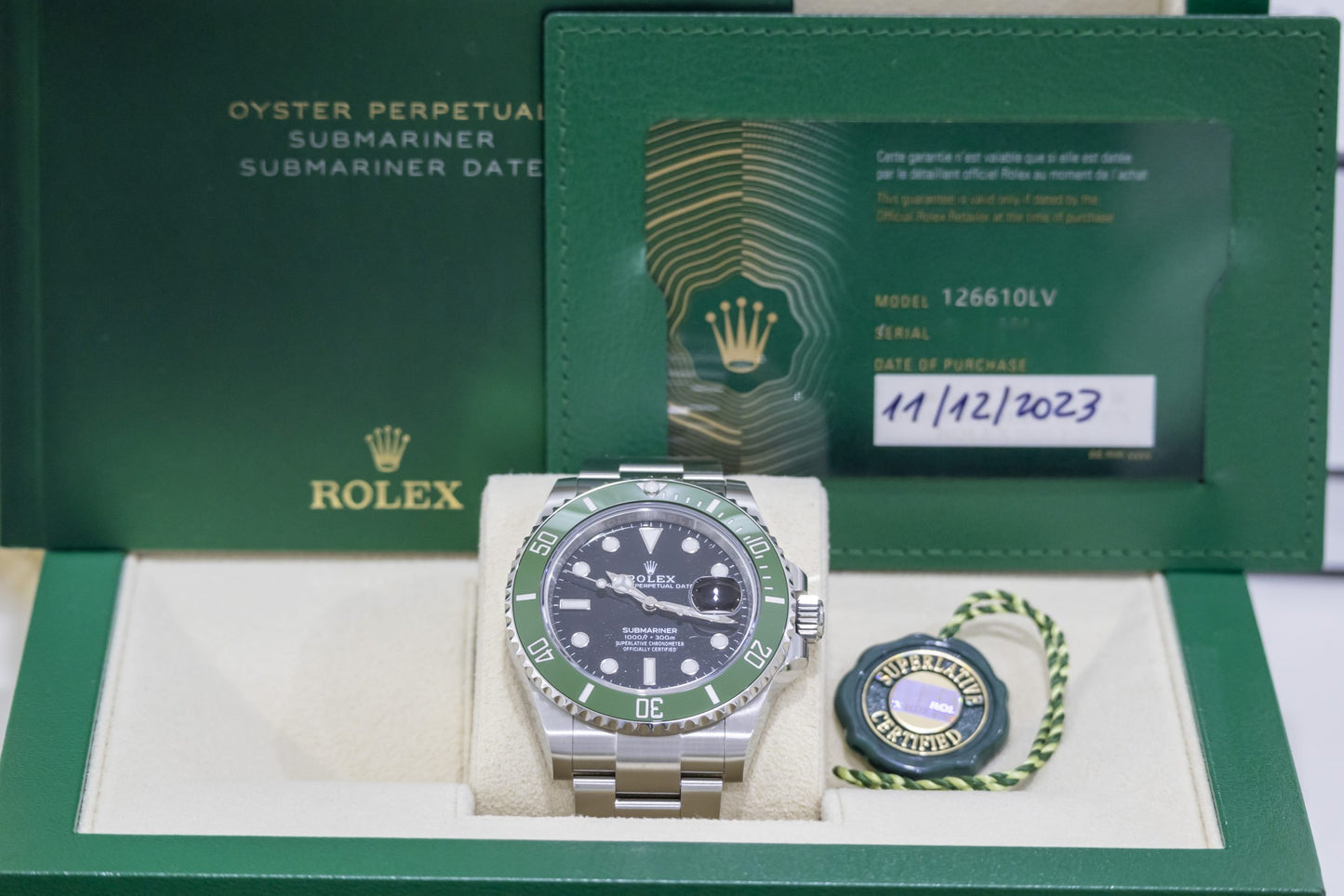 2023 Rolex Submariner Date 41mm “Starbucks” MK2 Reference 126610LV