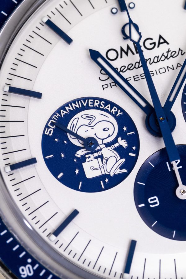 2022 Omega Speedmaster Moonwatch “Snoopy” 50th Anniversary Reference 310.32.42.50.02.001