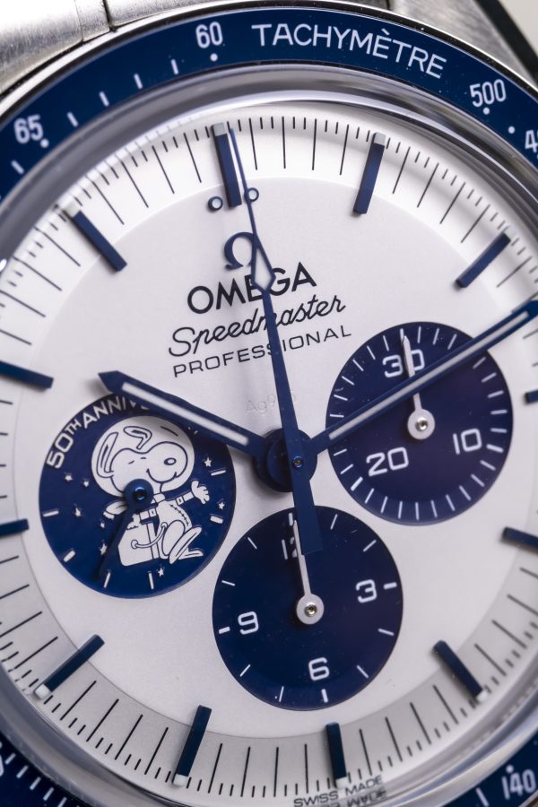 2022 Omega Speedmaster Moonwatch “Snoopy” 50th Anniversary Reference 310.32.42.50.02.001