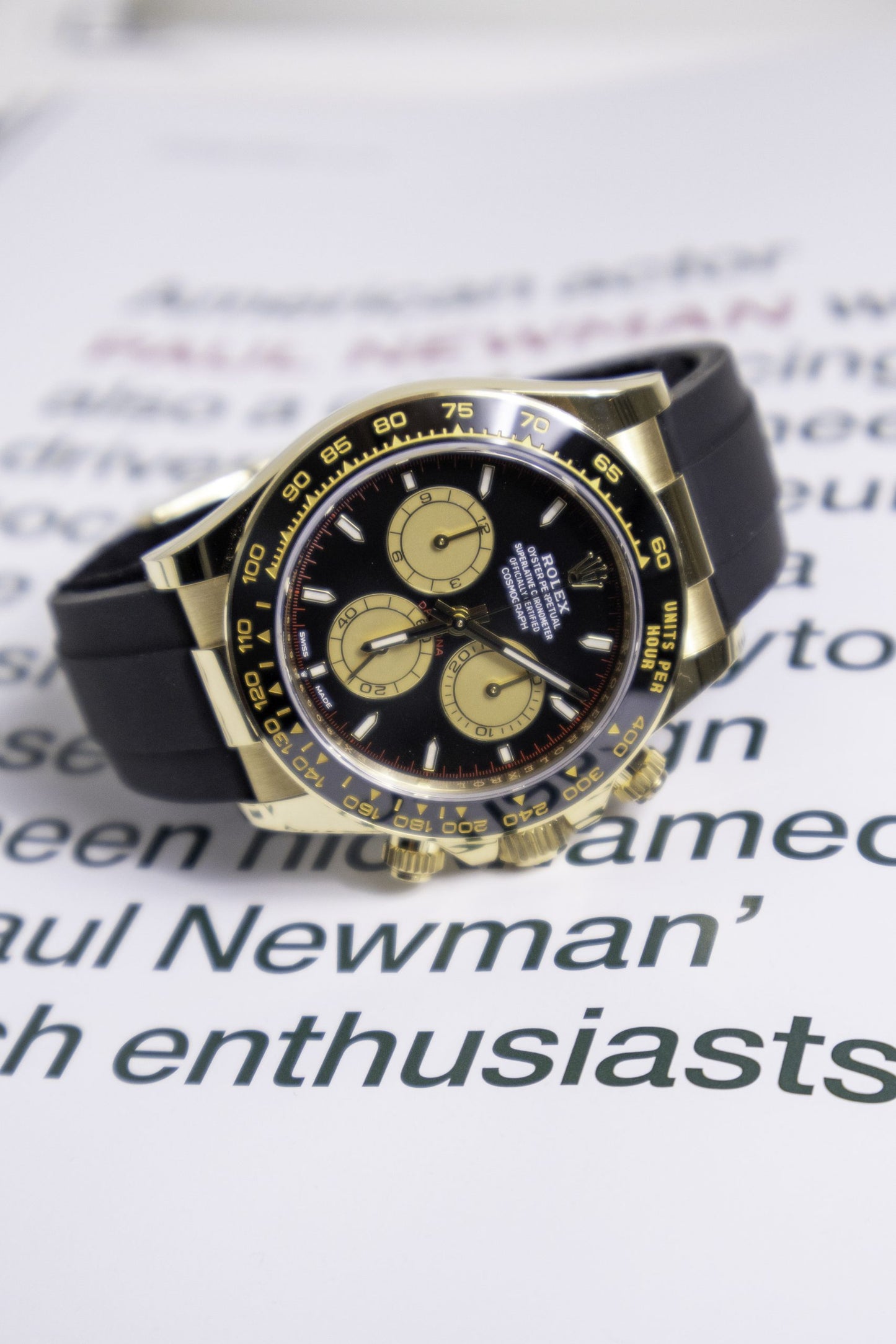 2023 Rolex Daytona Cosmograph “Paul Newman” Oysterflex Reference 126518LN
