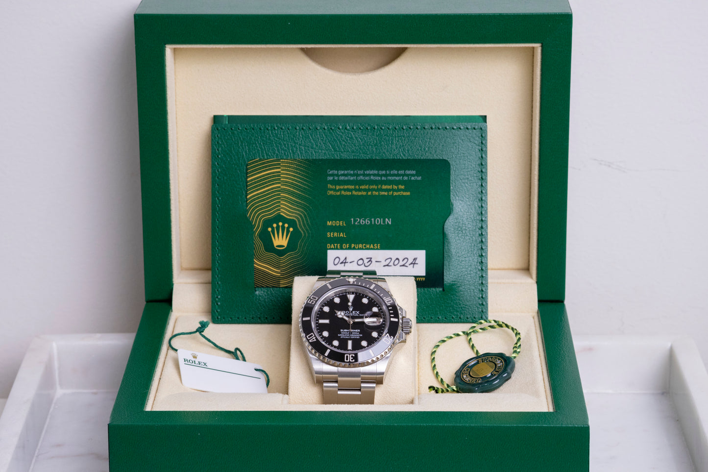 2024 Rolex Submariner Date 41mm Reference 126610LN