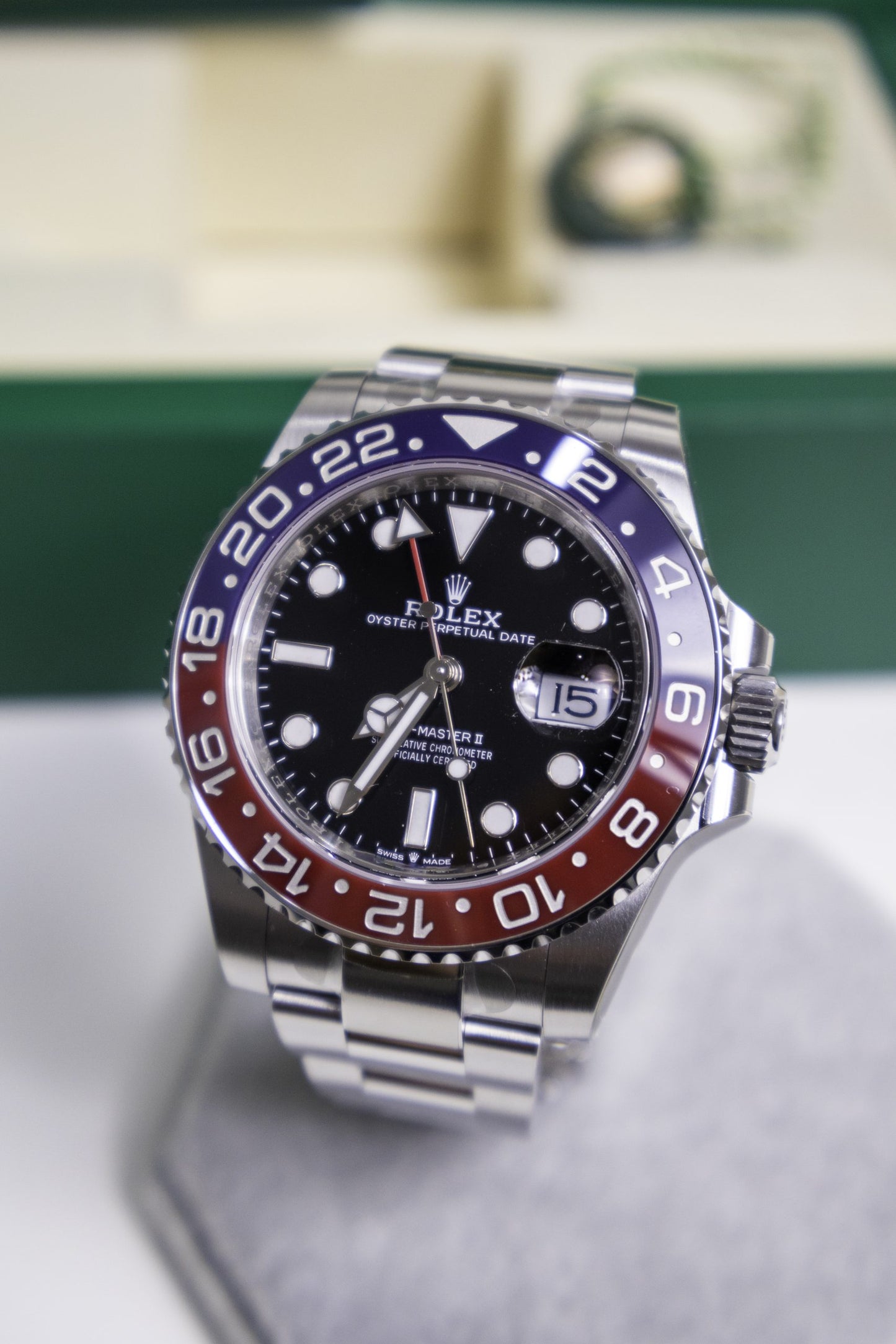 2023 Rolex GMT Master II “Pepsi” Oyster Reference 126710BLRO