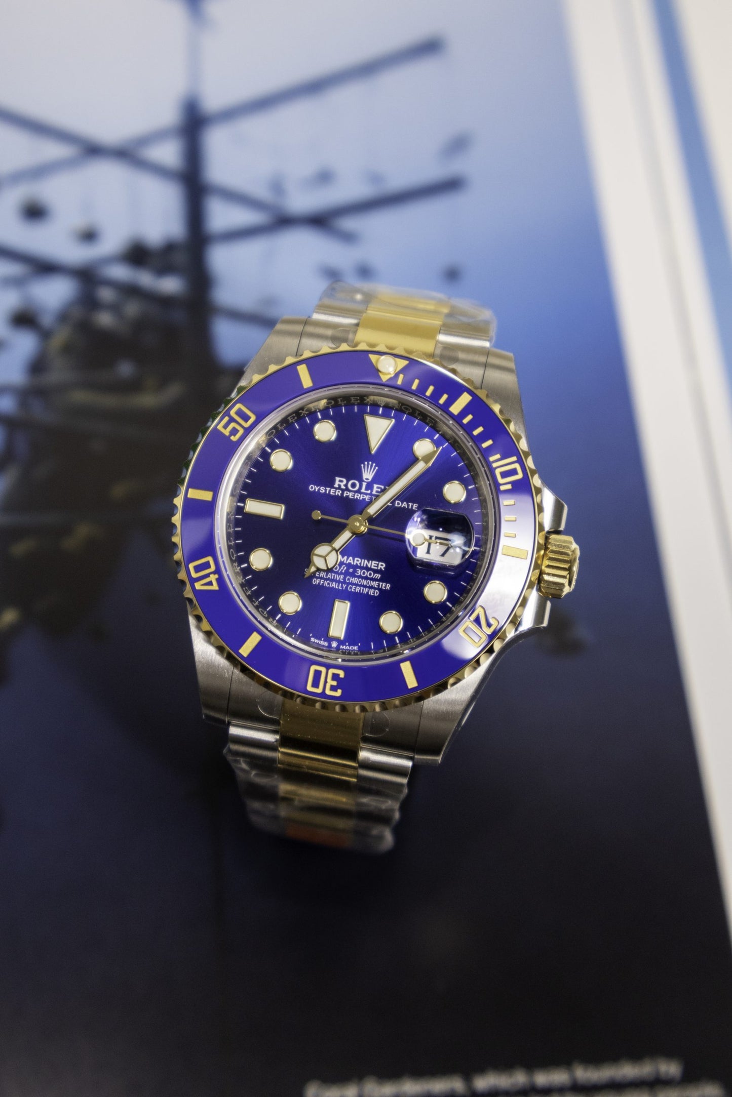 2023 Rolex Submariner Date “Bluesy” Two tone Reference 126613LB