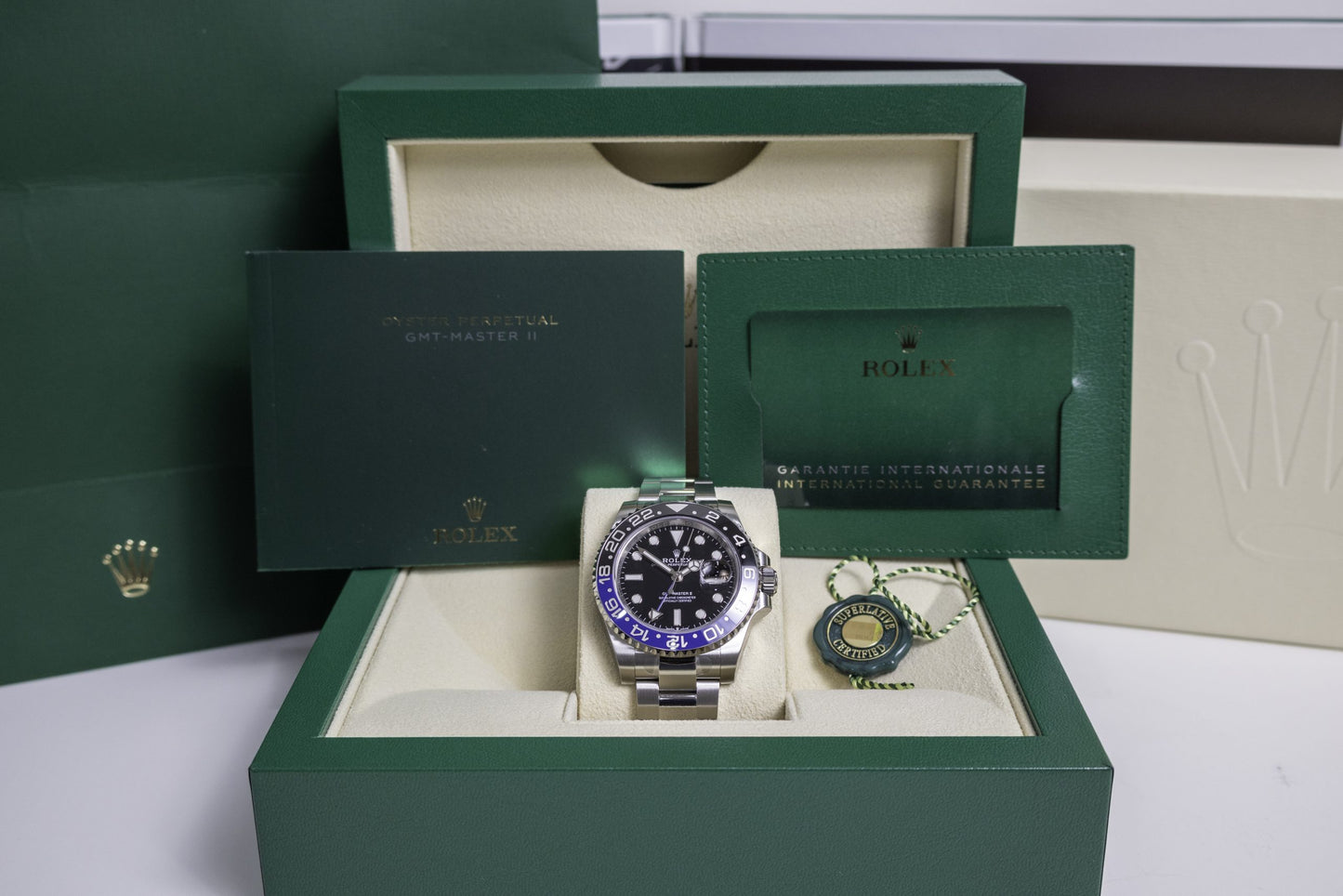 2023 Rolex GMT Master II “Batman” Reference 126710BLNR