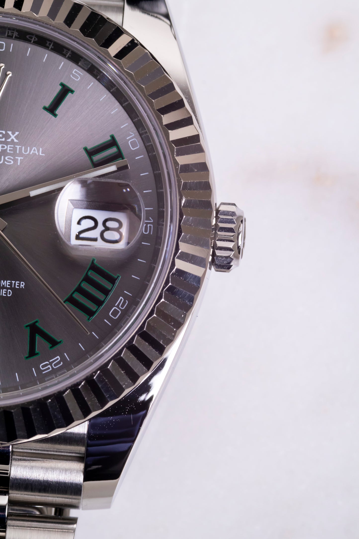2023 Rolex Datejust 41mm "Wimbledon" Fluted Jubilee Reference 126334
