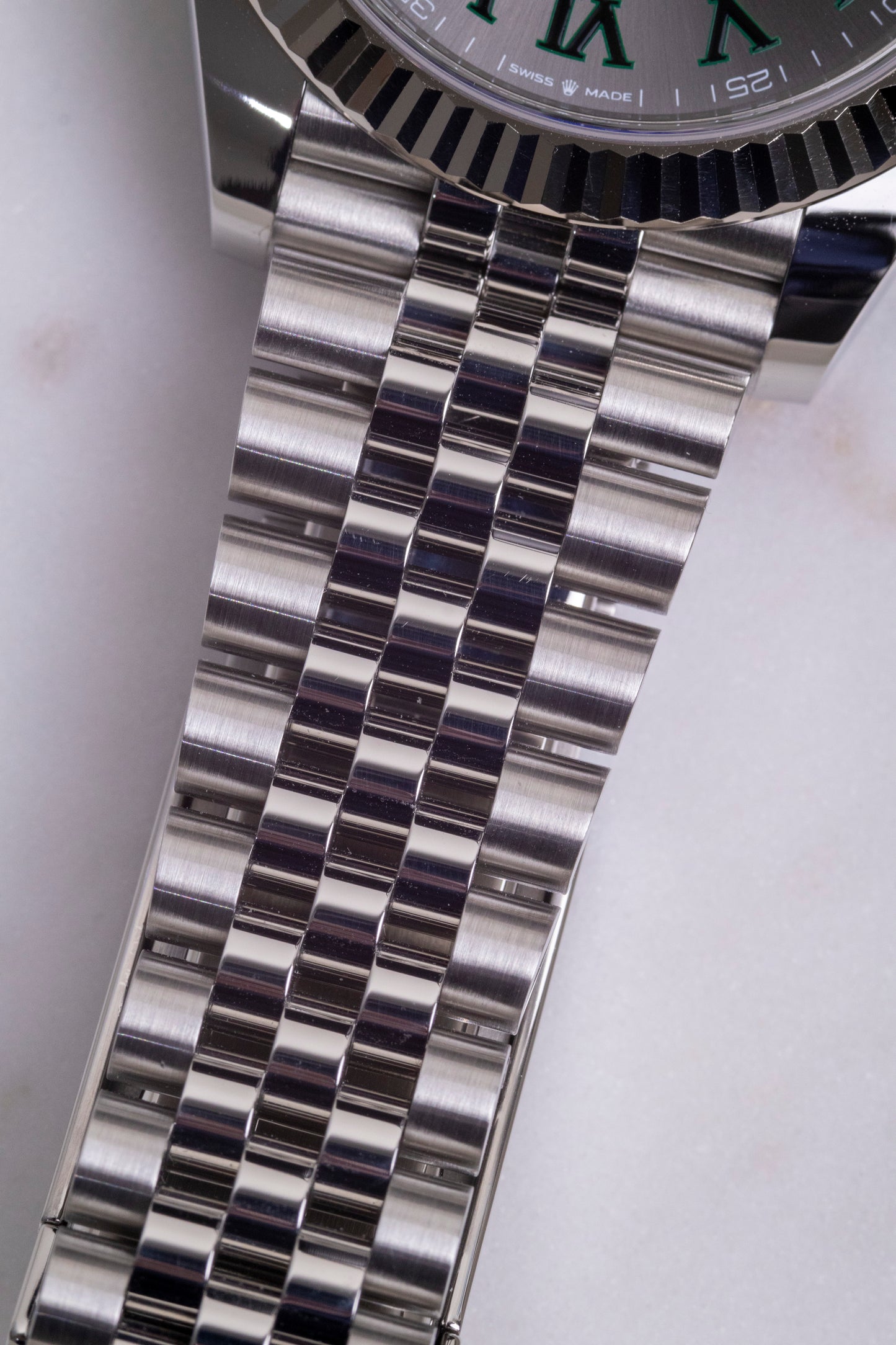 2023 Rolex Datejust 41mm "Wimbledon" Fluted Jubilee Reference 126334