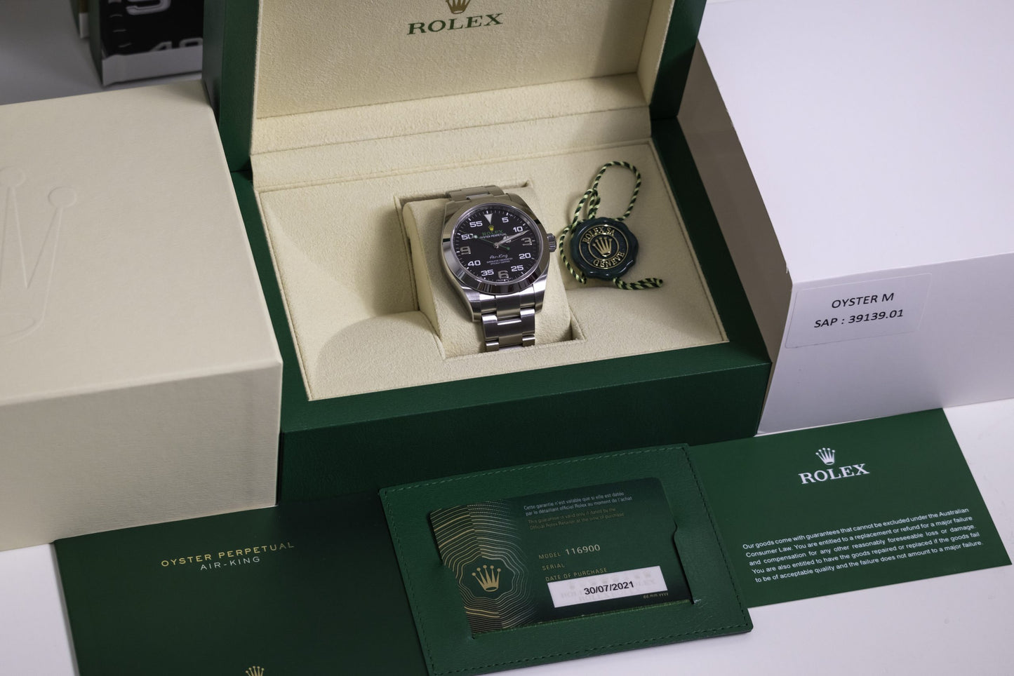 2021 Rolex Air King 40mm Reference 116900