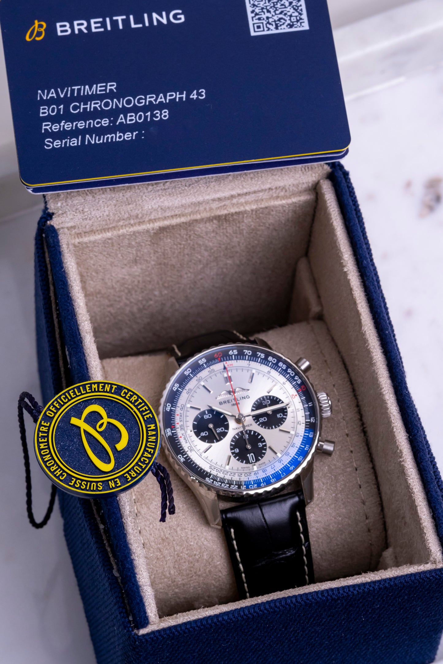 2024 Breitling Navitimer B01 Chronograph 43mm Reference AB0138