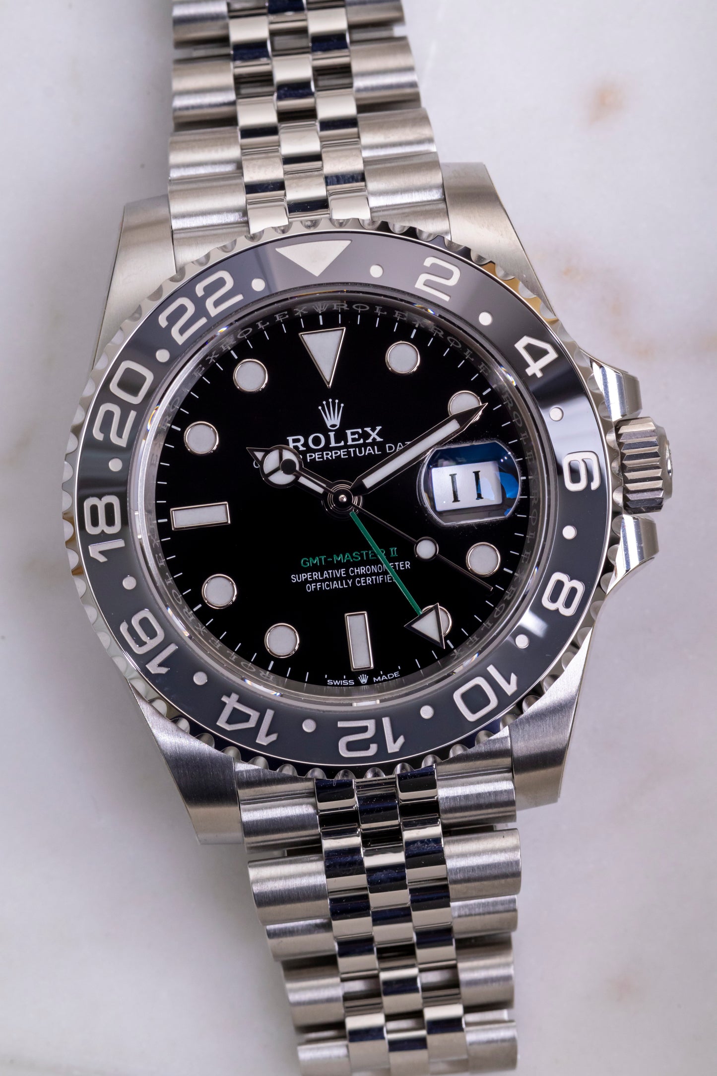 2024 Rolex GMT Master II "Bruce Wayne" Reference 126710GRNR