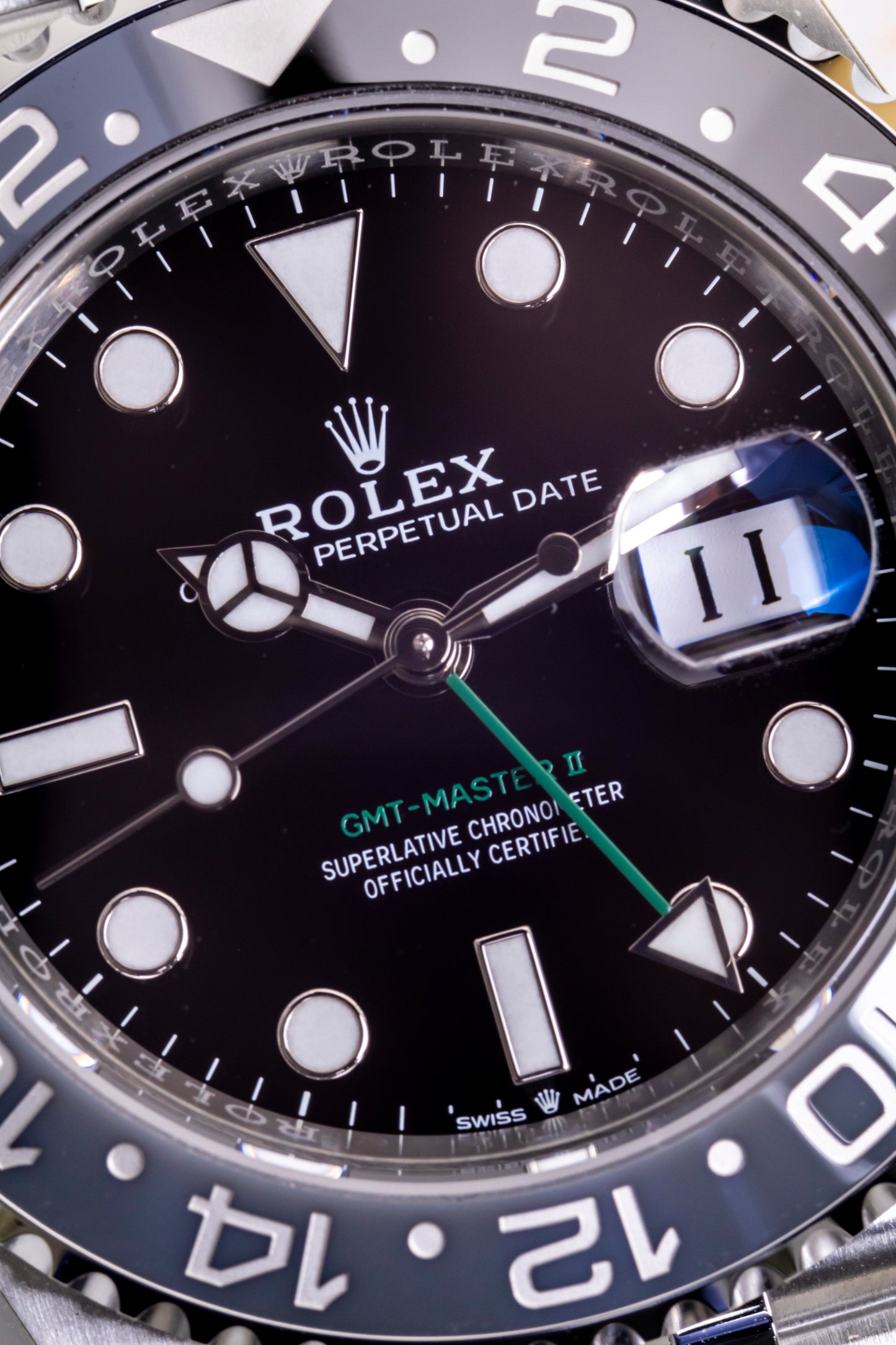 2024 Rolex GMT Master II "Bruce Wayne" Reference 126710GRNR