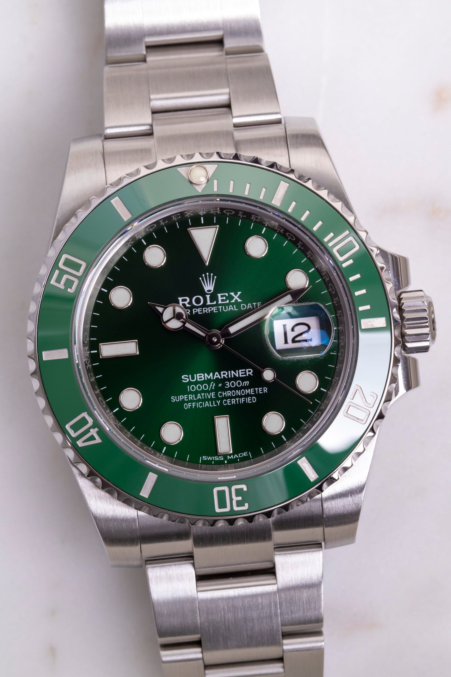 2020 Rolex Submariner 40mm "Hulk" Reference 116610LV