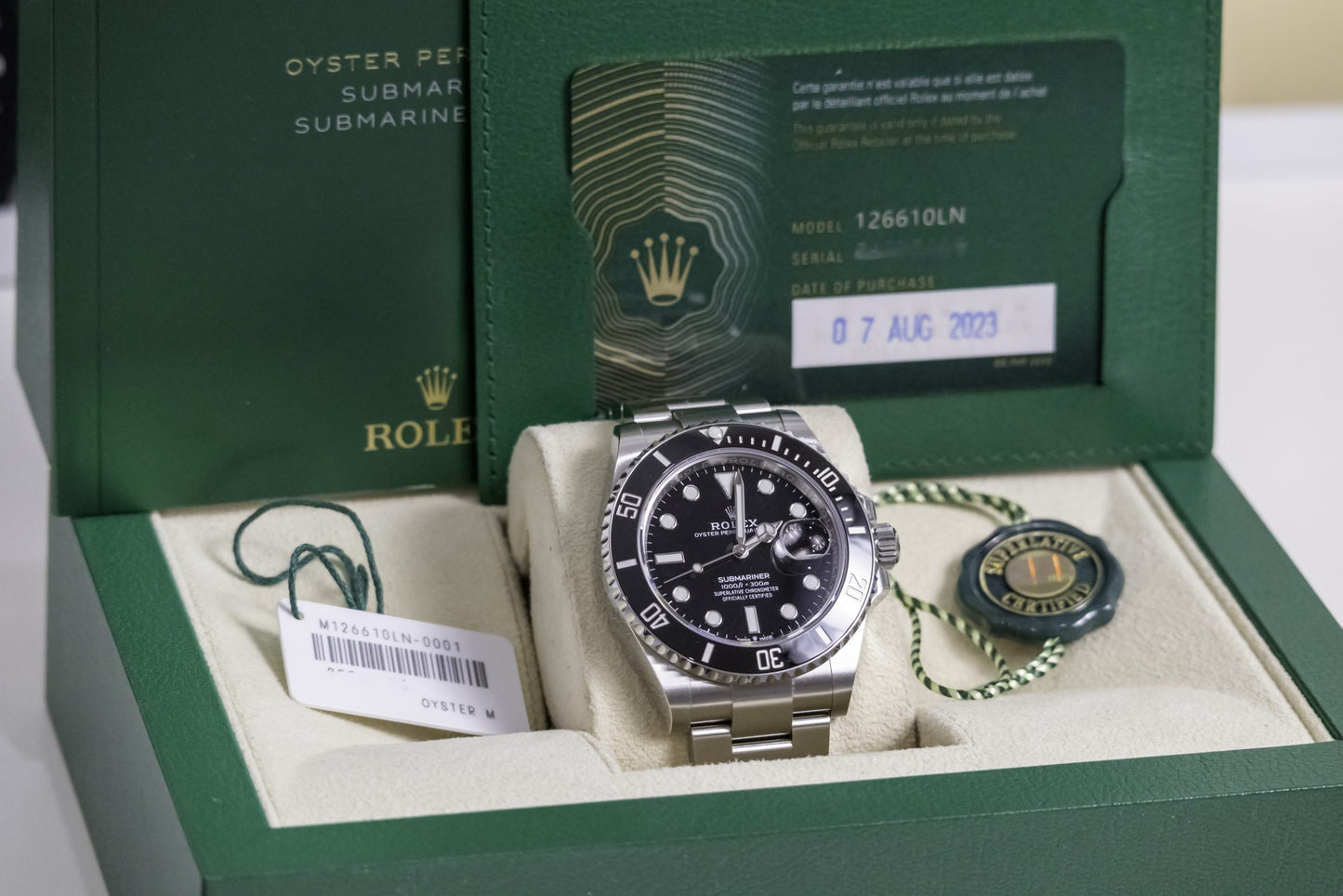 2023 Rolex Submariner Date 41mm Reference 126610LN