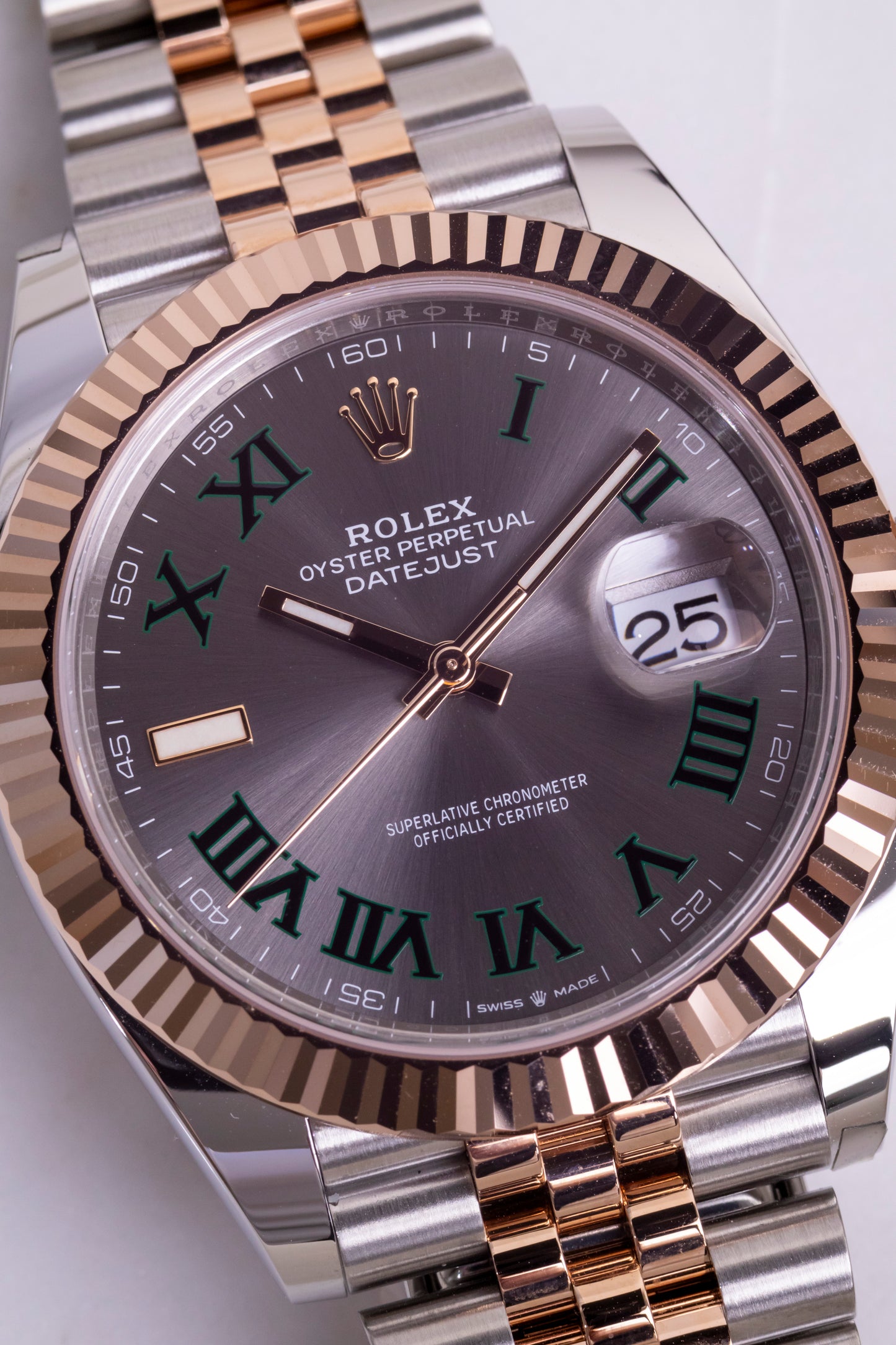 2024 Rolex Datejust 41mm "Wimbledon" Two tone RG Reference 126331